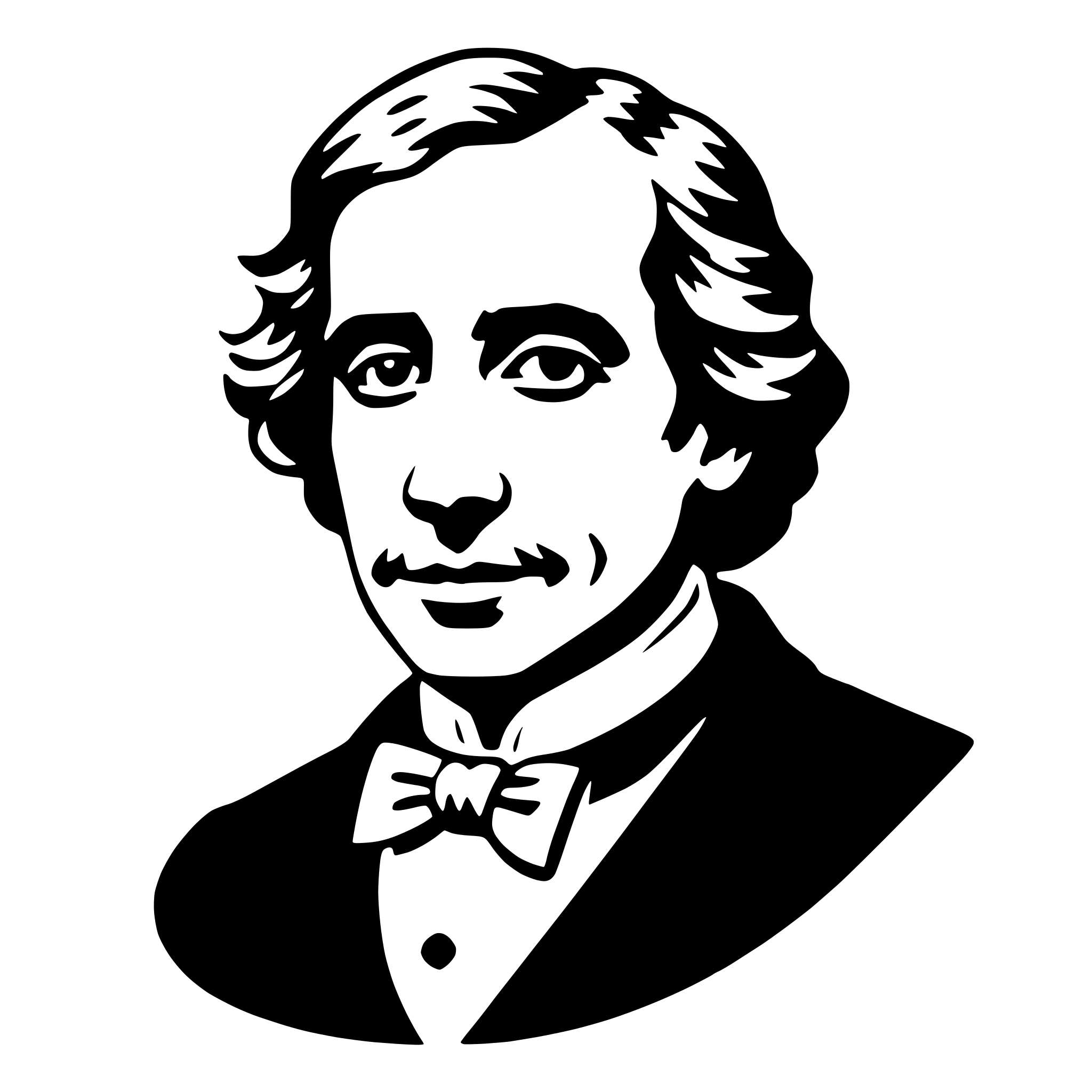 AI-generated SVG of 'charles dickens'