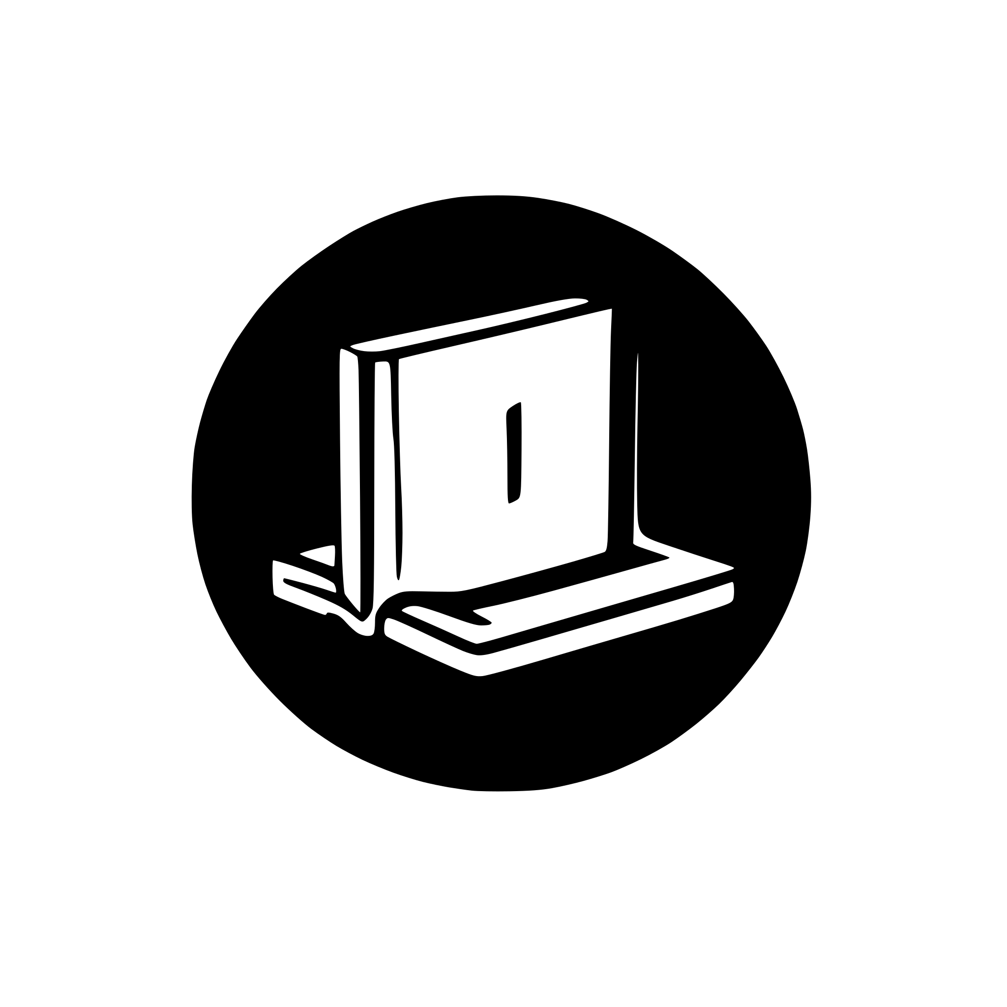 AI-generated SVG of a an open book, looking like the letter "K"