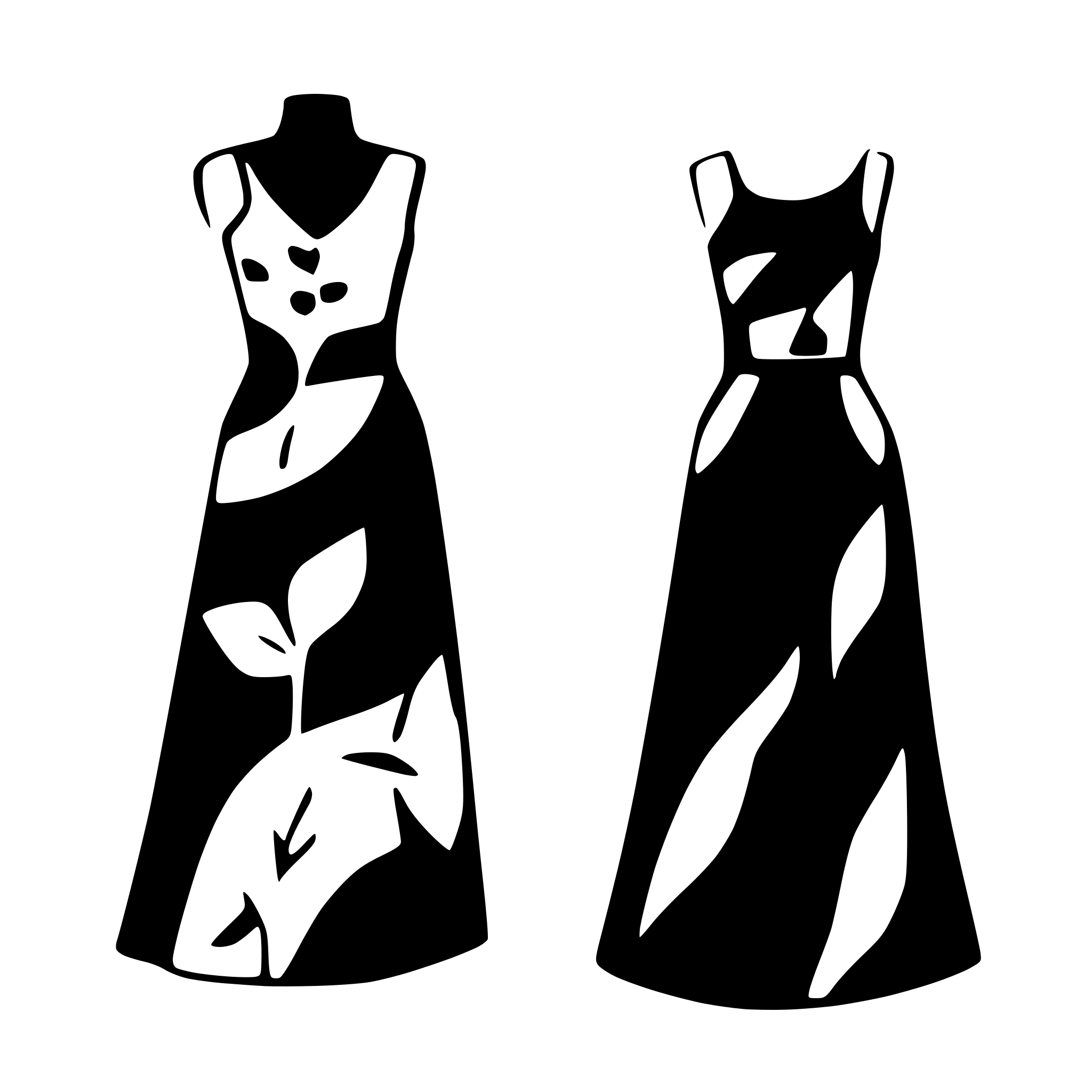 AI-generated SVG of a Create an outline of an elegant and fancy occasion dress without a model