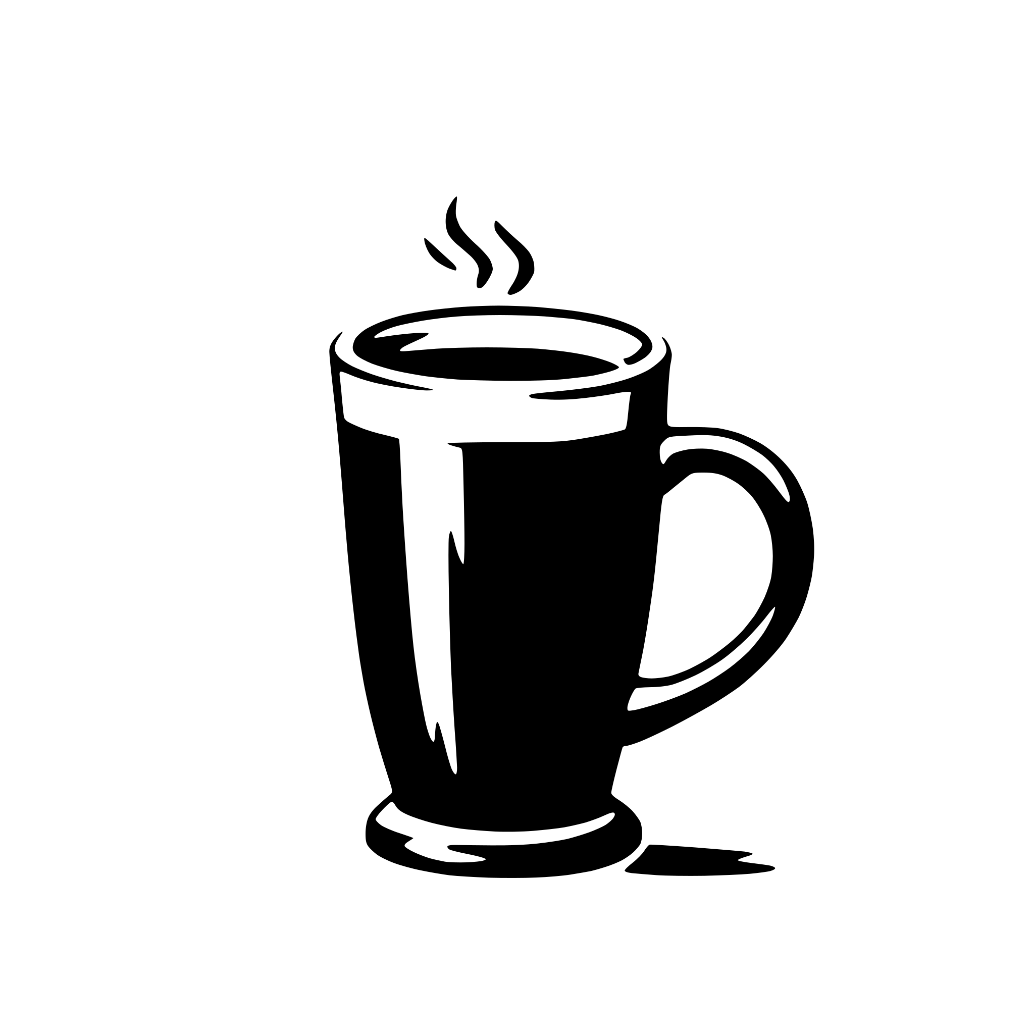 AI-generated SVG of a mug