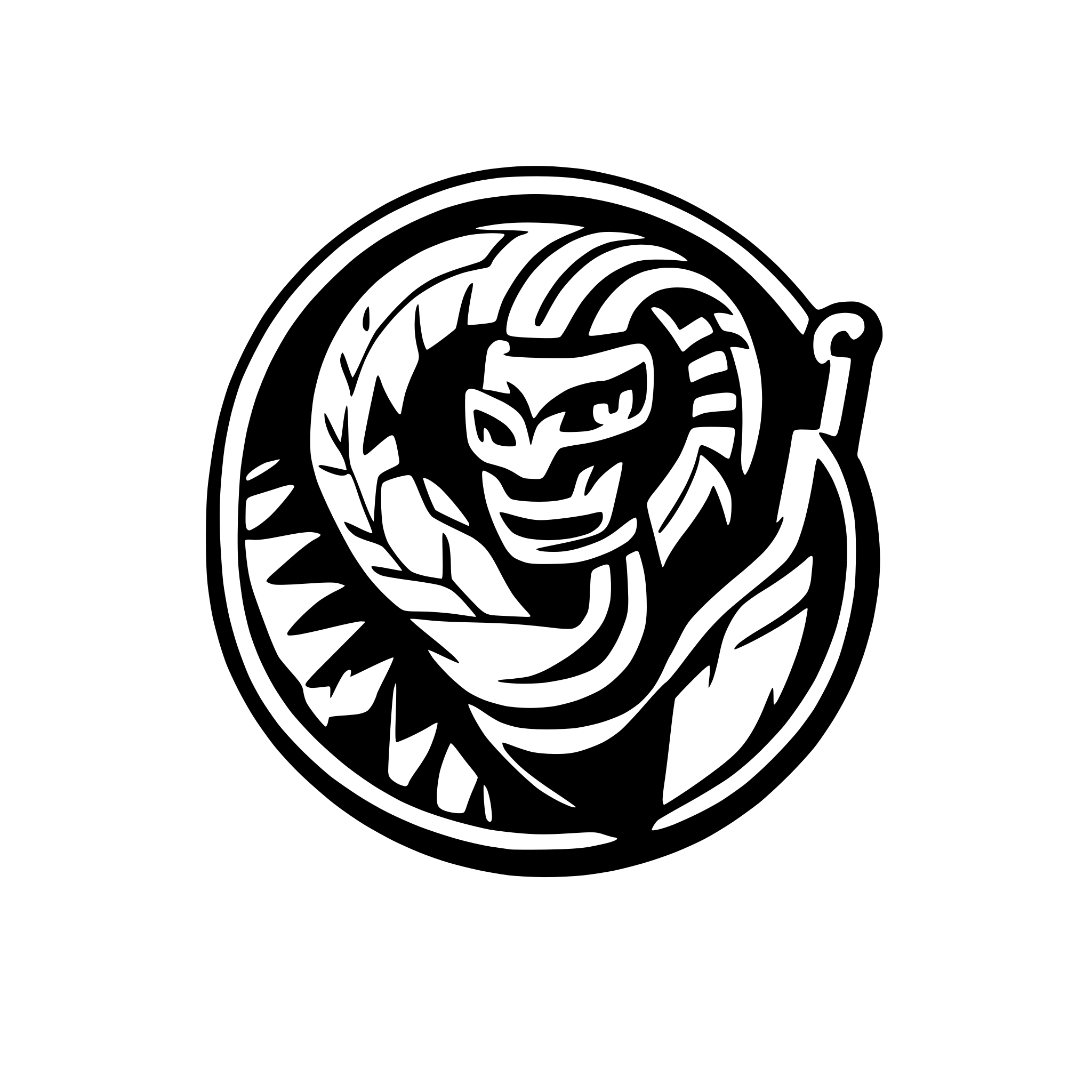 AI-generated SVG of a the word outlaw and a snake heart logo