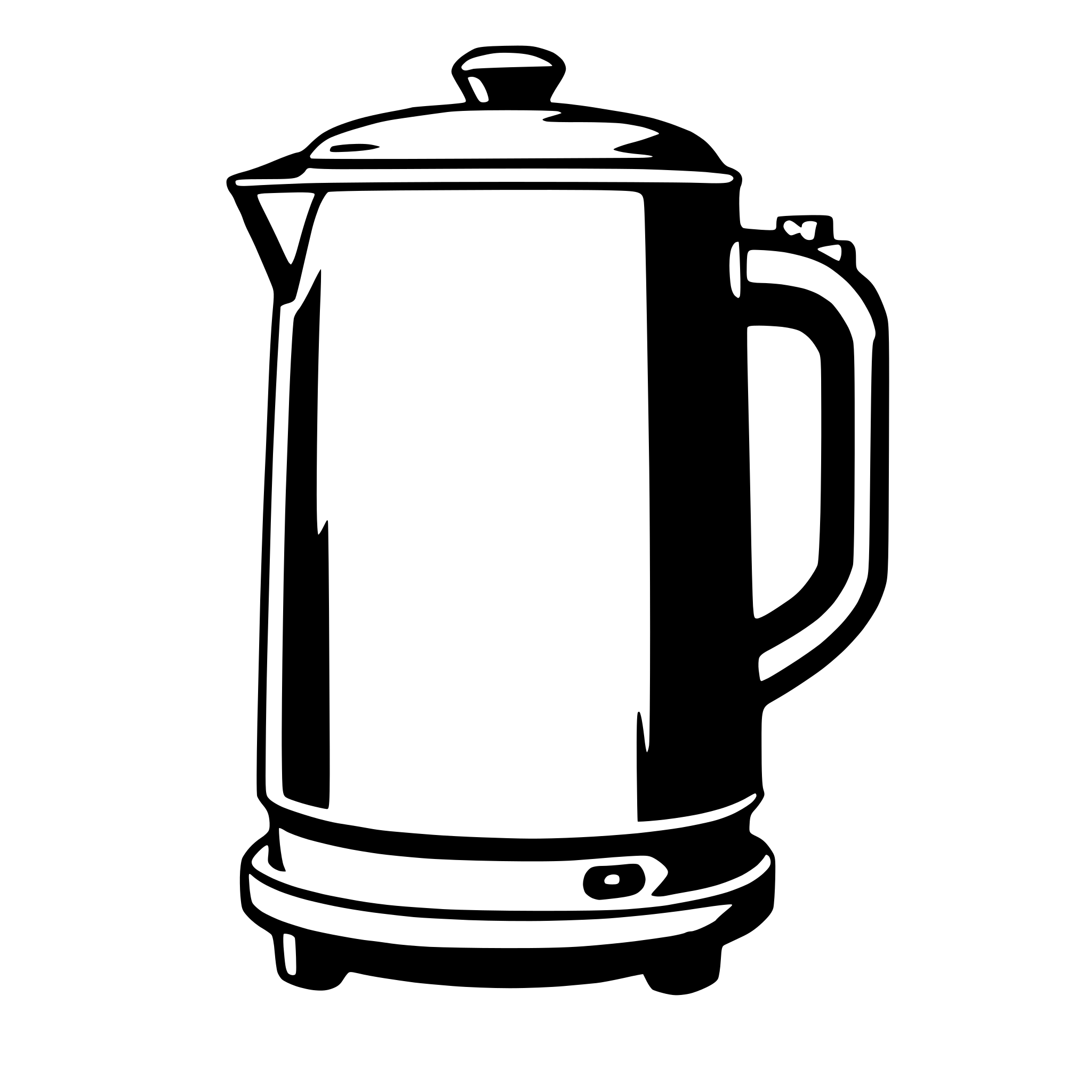 AI-generated SVG of 'electric kettle'