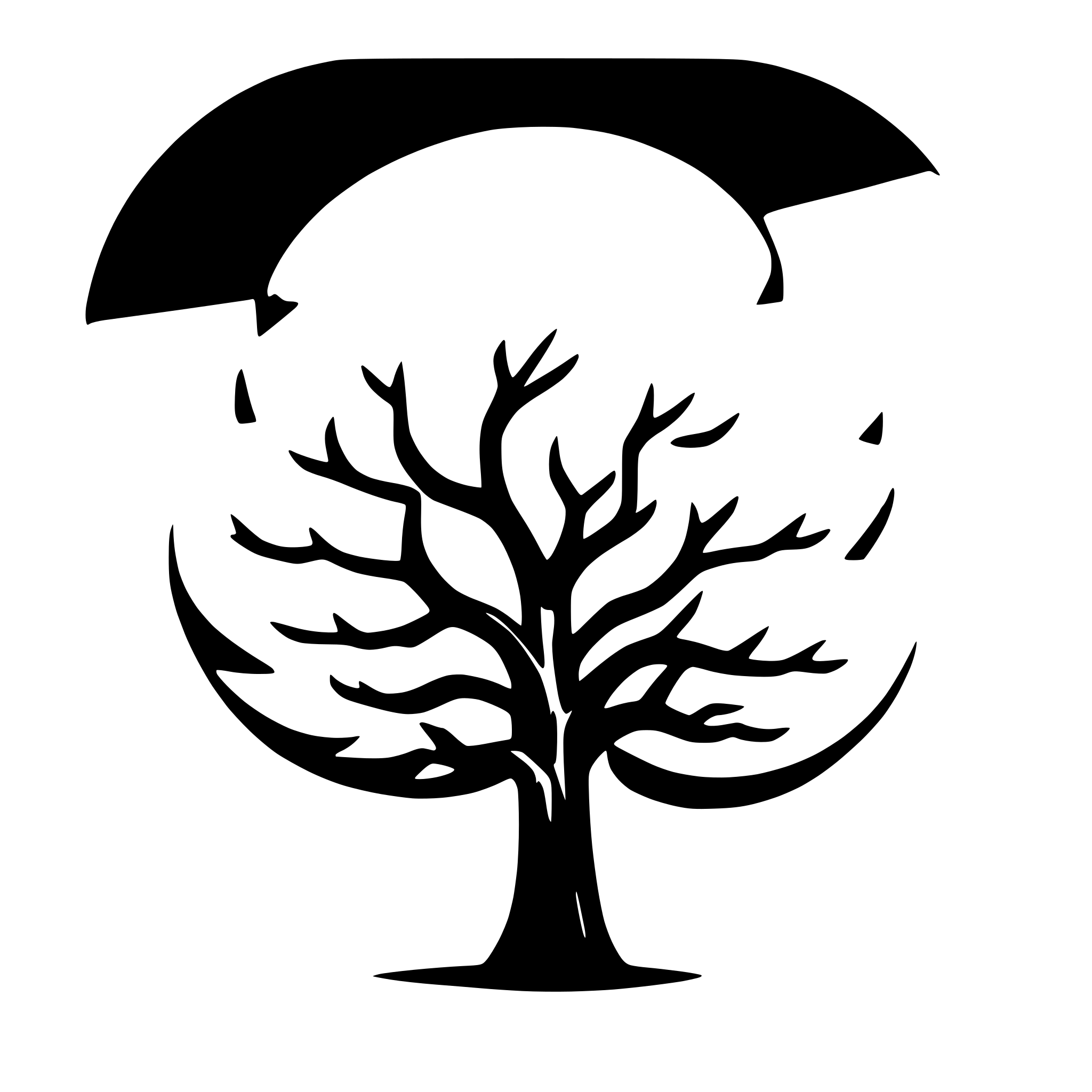 AI-generated SVG of a tree