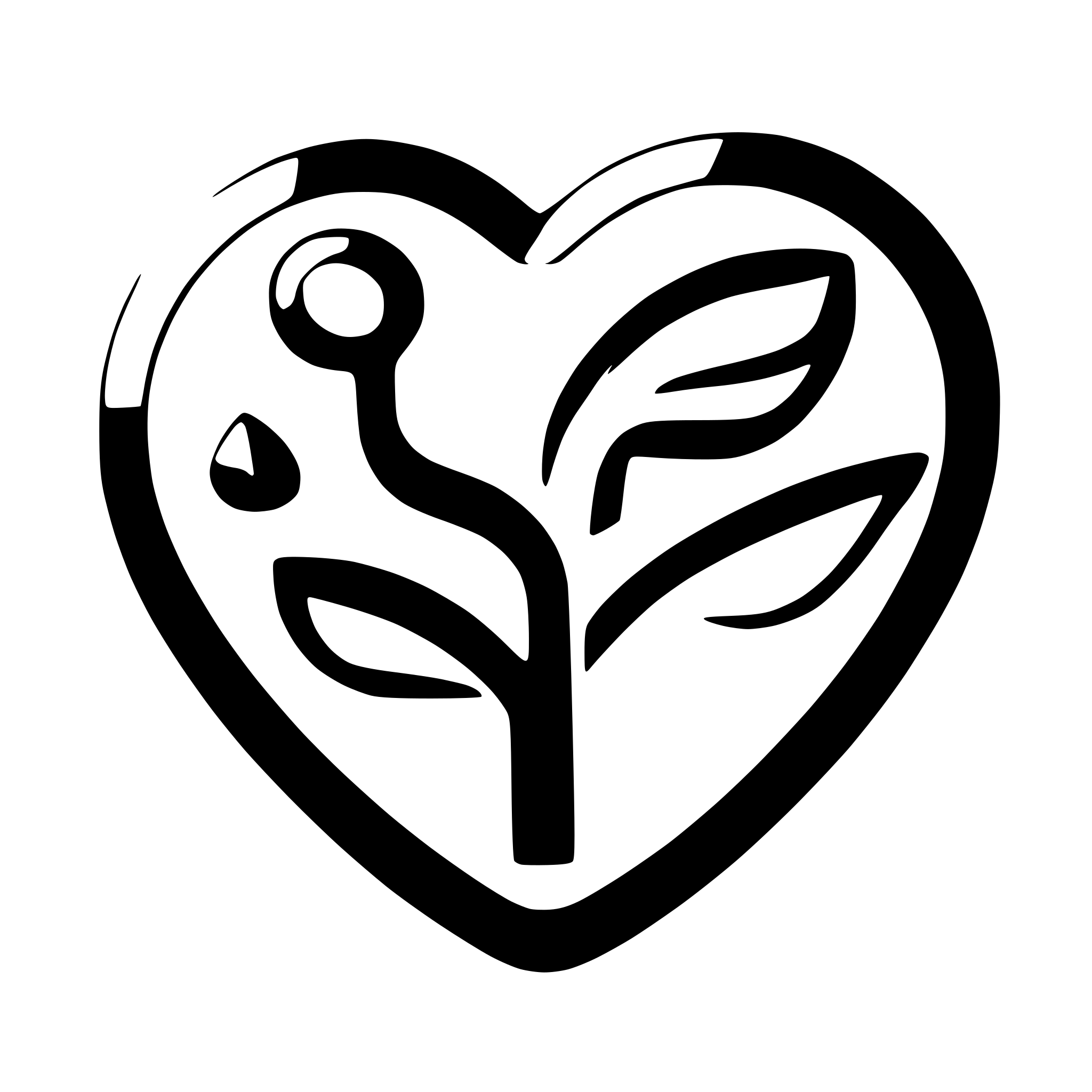 AI-generated SVG of a heart
