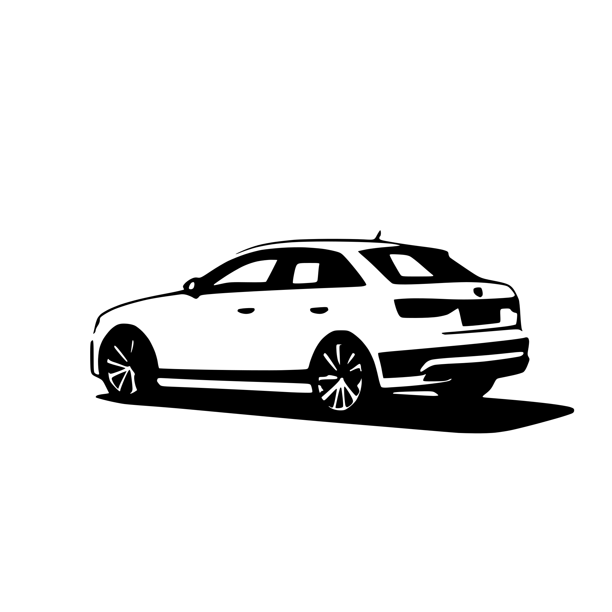 AI-generated SVG of a audi a4 b9