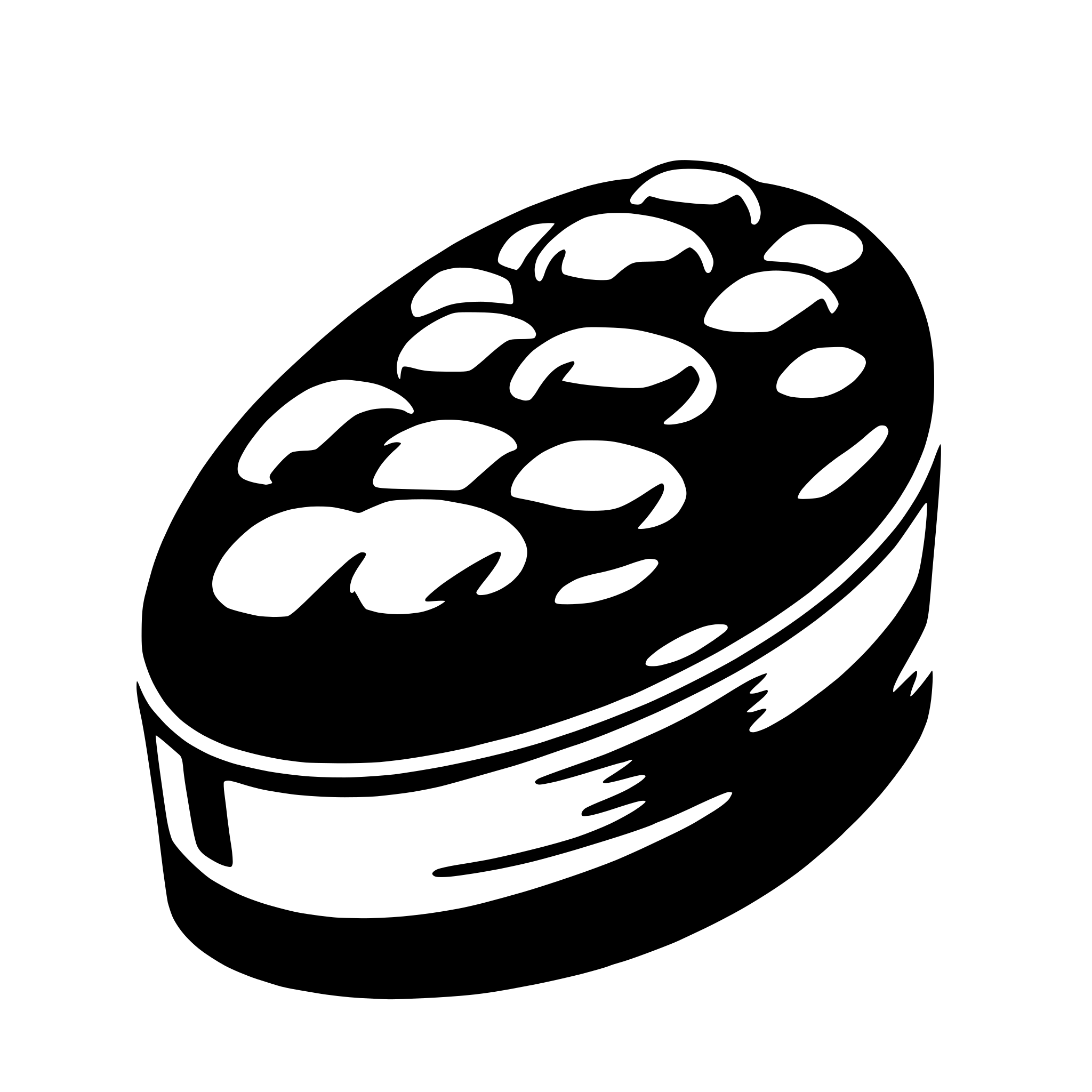 AI-generated SVG of a jelly bean