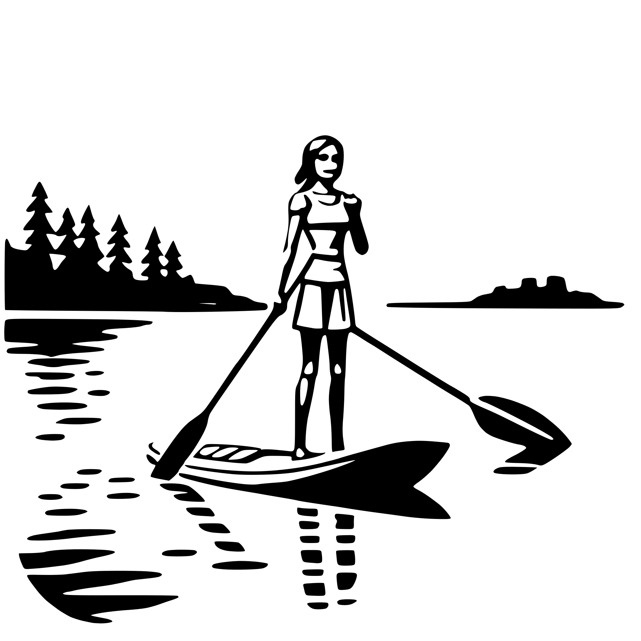 AI-generated SVG of 'sunset paddleboarding'