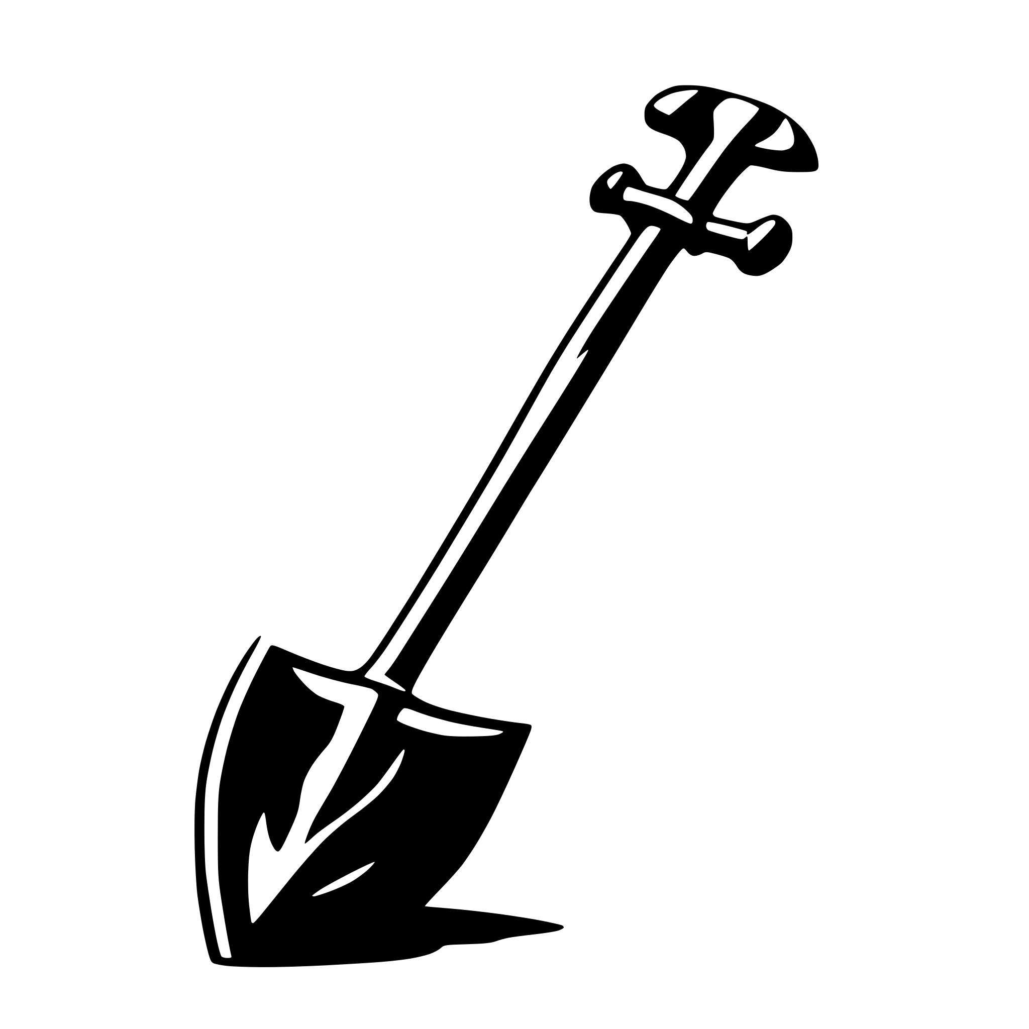 AI-generated SVG of 'spade'
