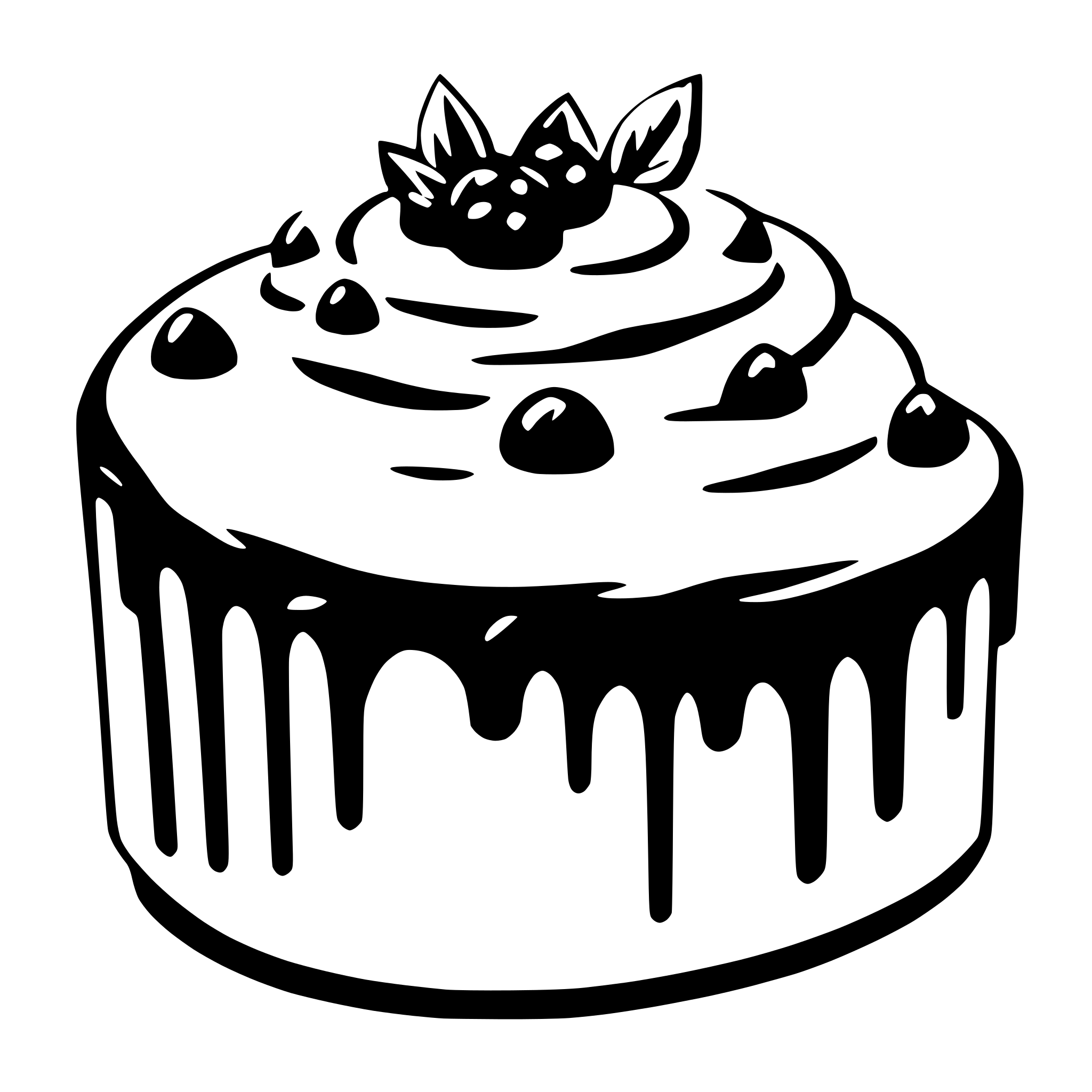 AI-generated SVG of 'WHITE ICING SPLODGE'