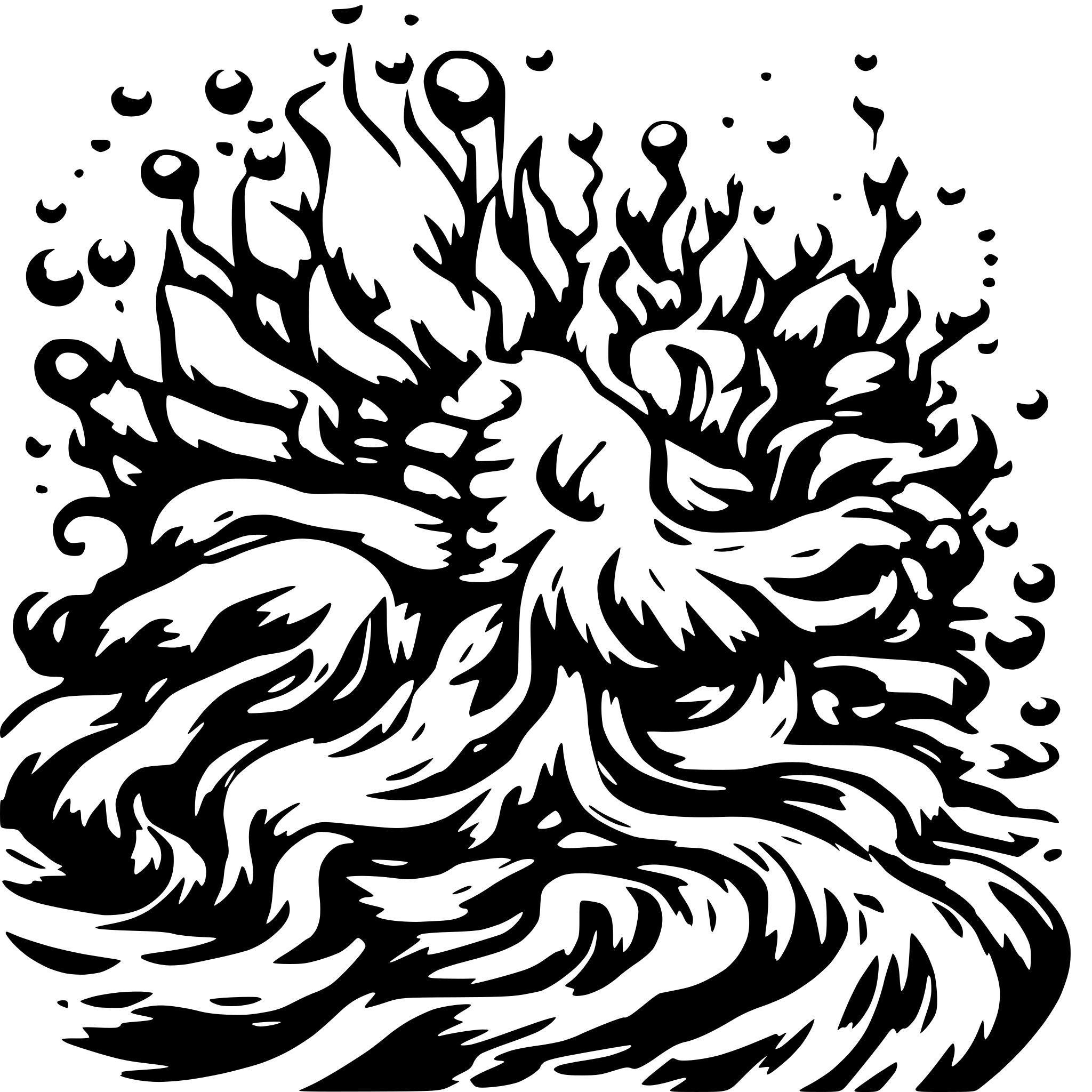 AI-generated SVG of 'splash effect'