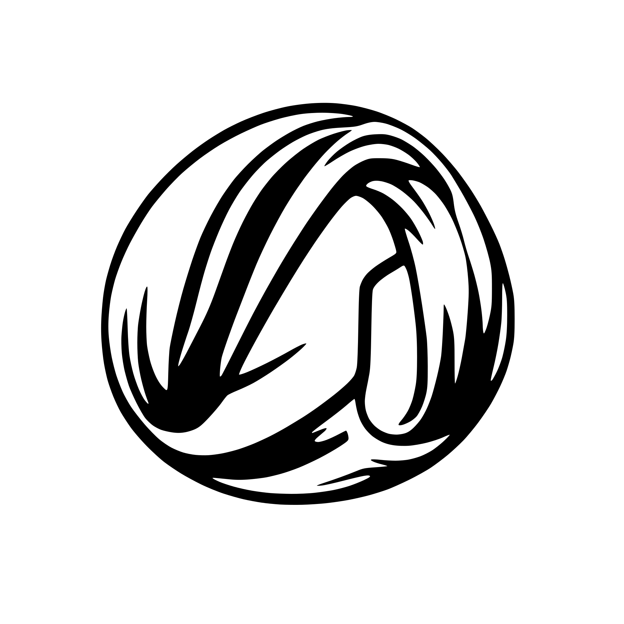 AI-generated SVG of a simple thick black infinity symbol with an opening on the right side