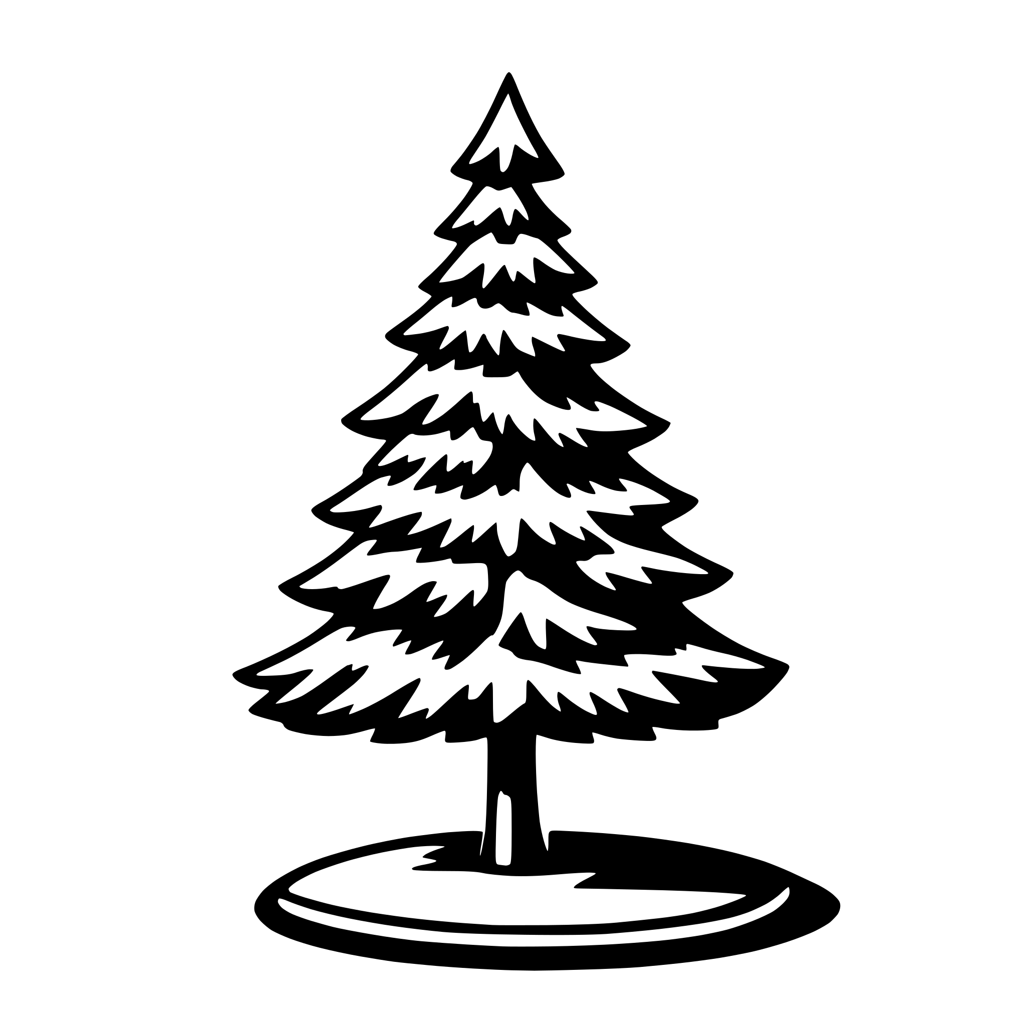 AI-generated SVG of 'christmas tree'