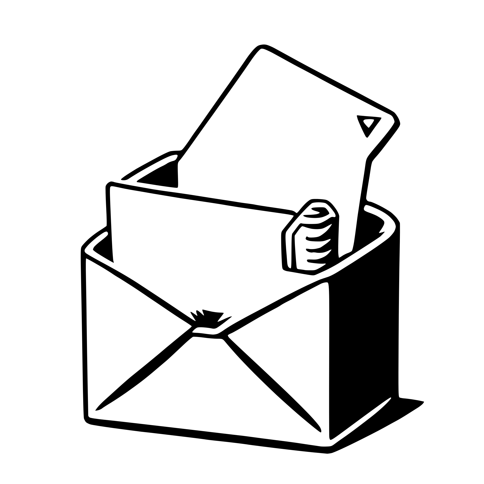 AI-generated SVG of a love letters