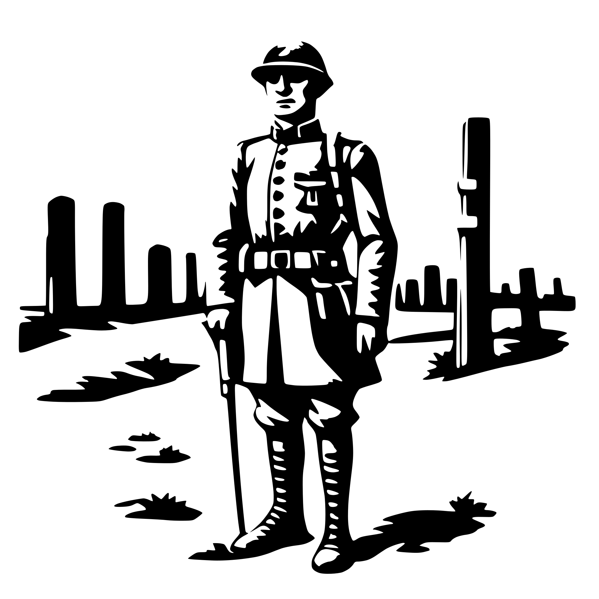 AI-generated SVG of 'world war 1 soldier'