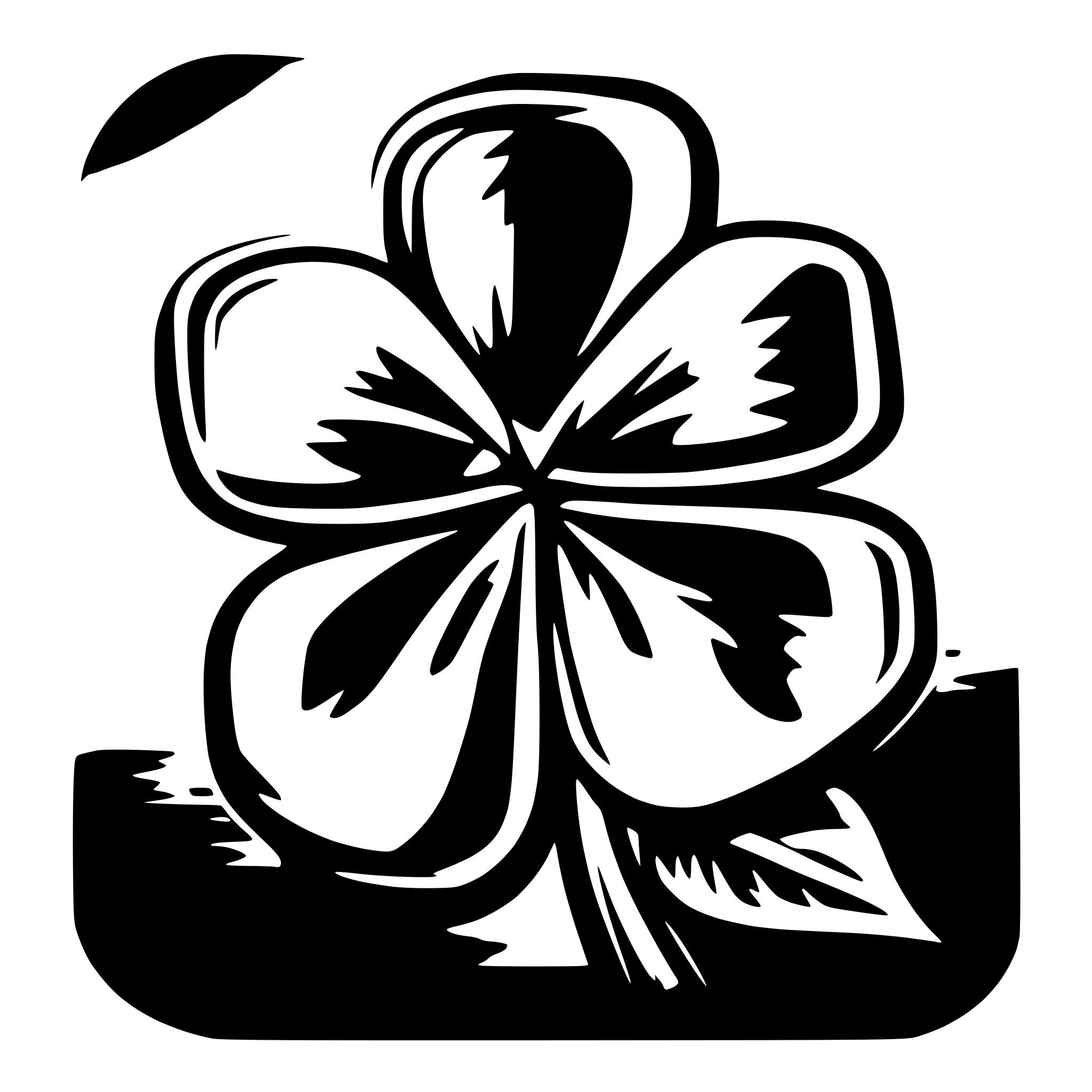 AI-generated SVG of 'Four leaf clover'