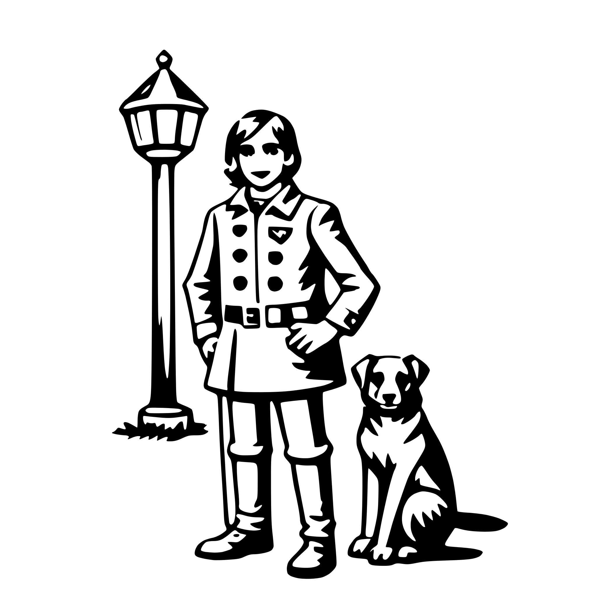 AI-generated SVG of a zoologist
