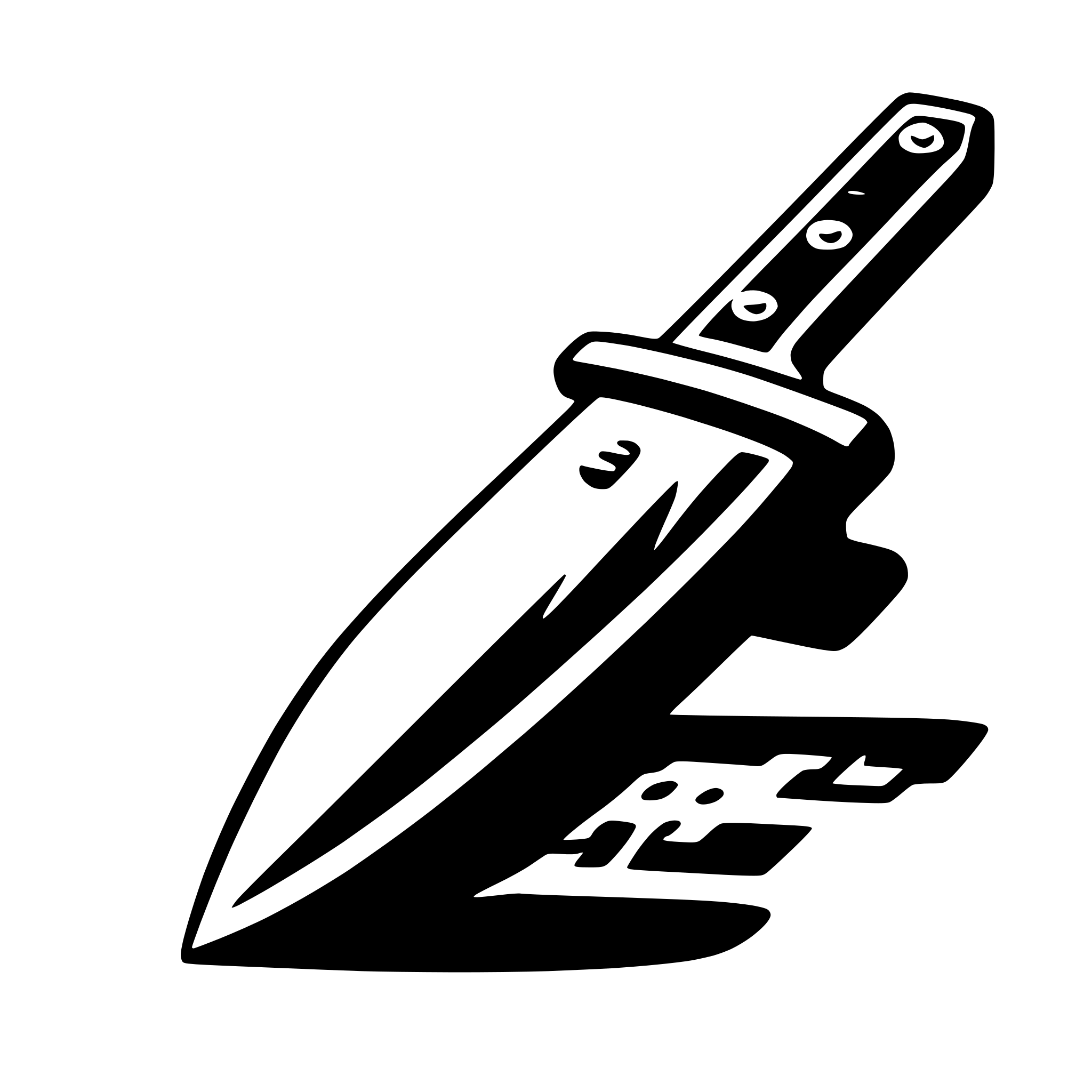 AI-generated SVG of 'kitchen knife'