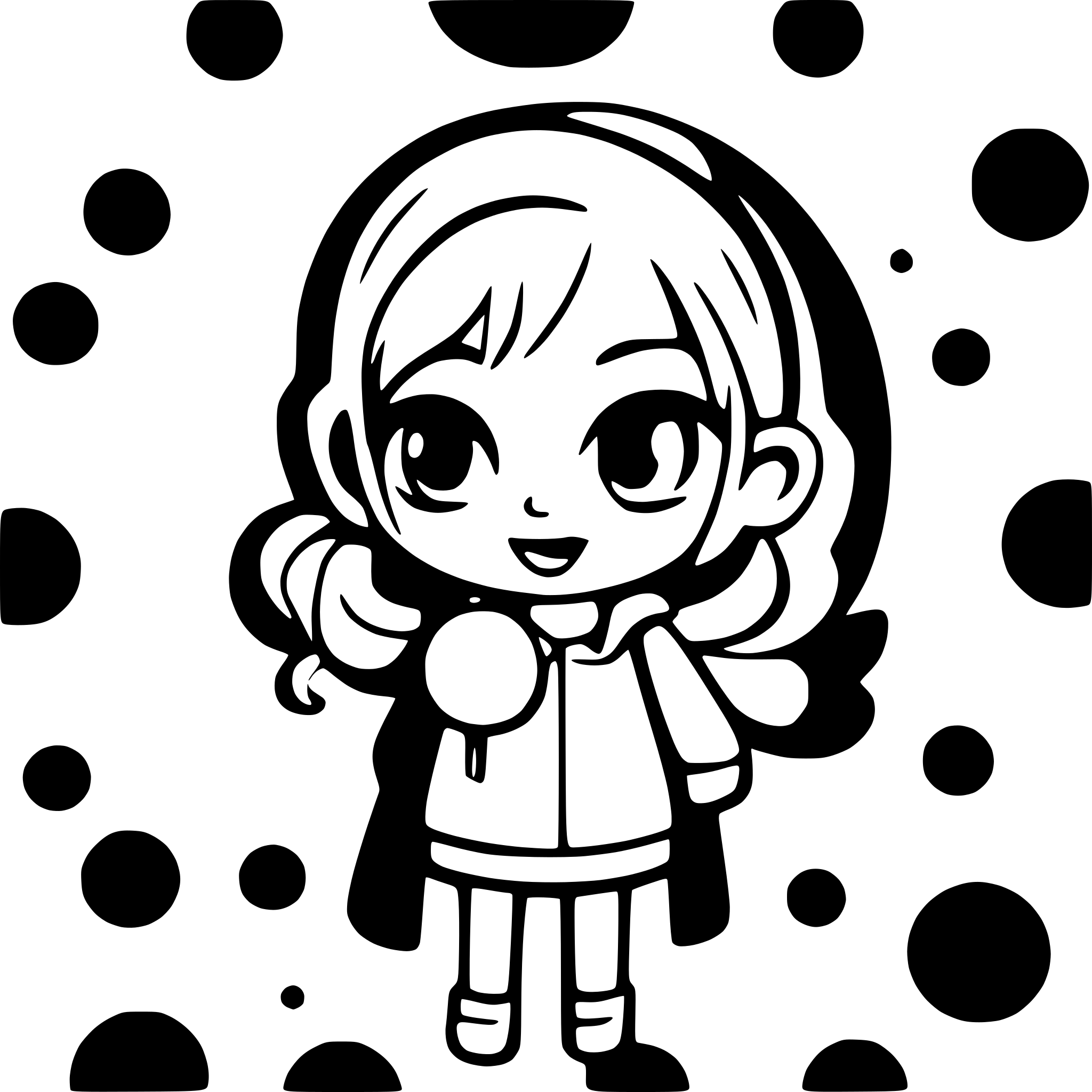 AI-generated SVG of 'bubble gum'
