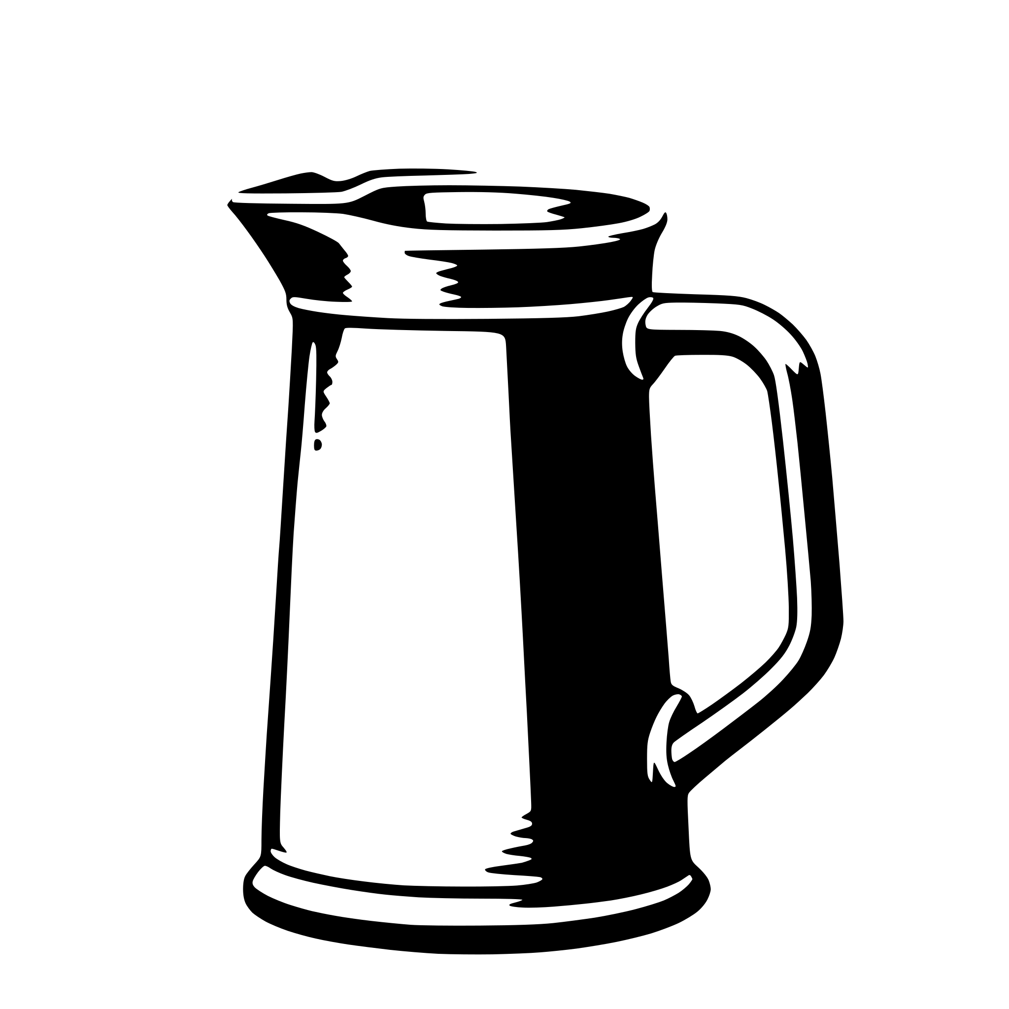AI-generated SVG of a pitcher