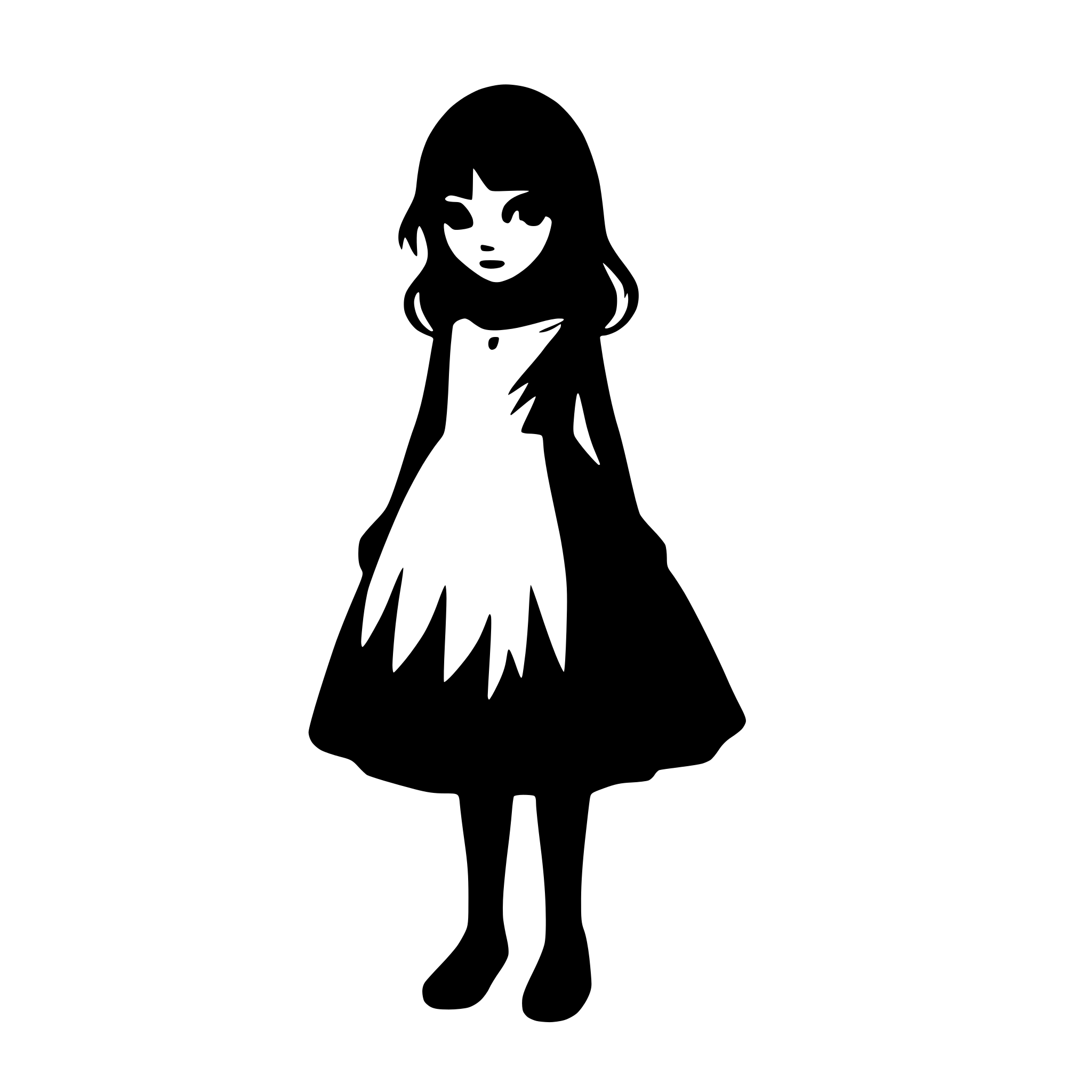 AI-generated SVG of a ghost