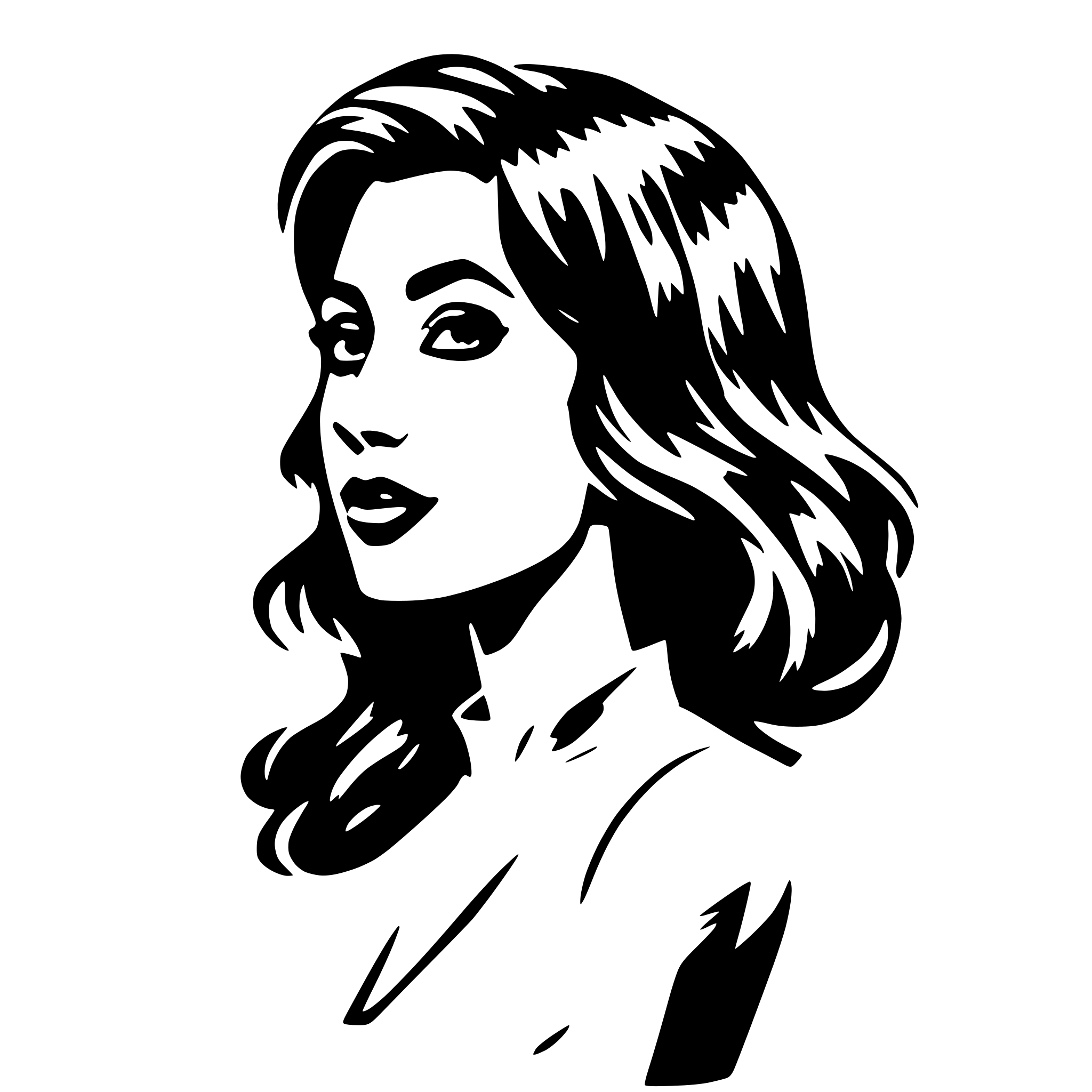 AI-generated SVG of '"Strong women don't have attitudes, they have standards.'