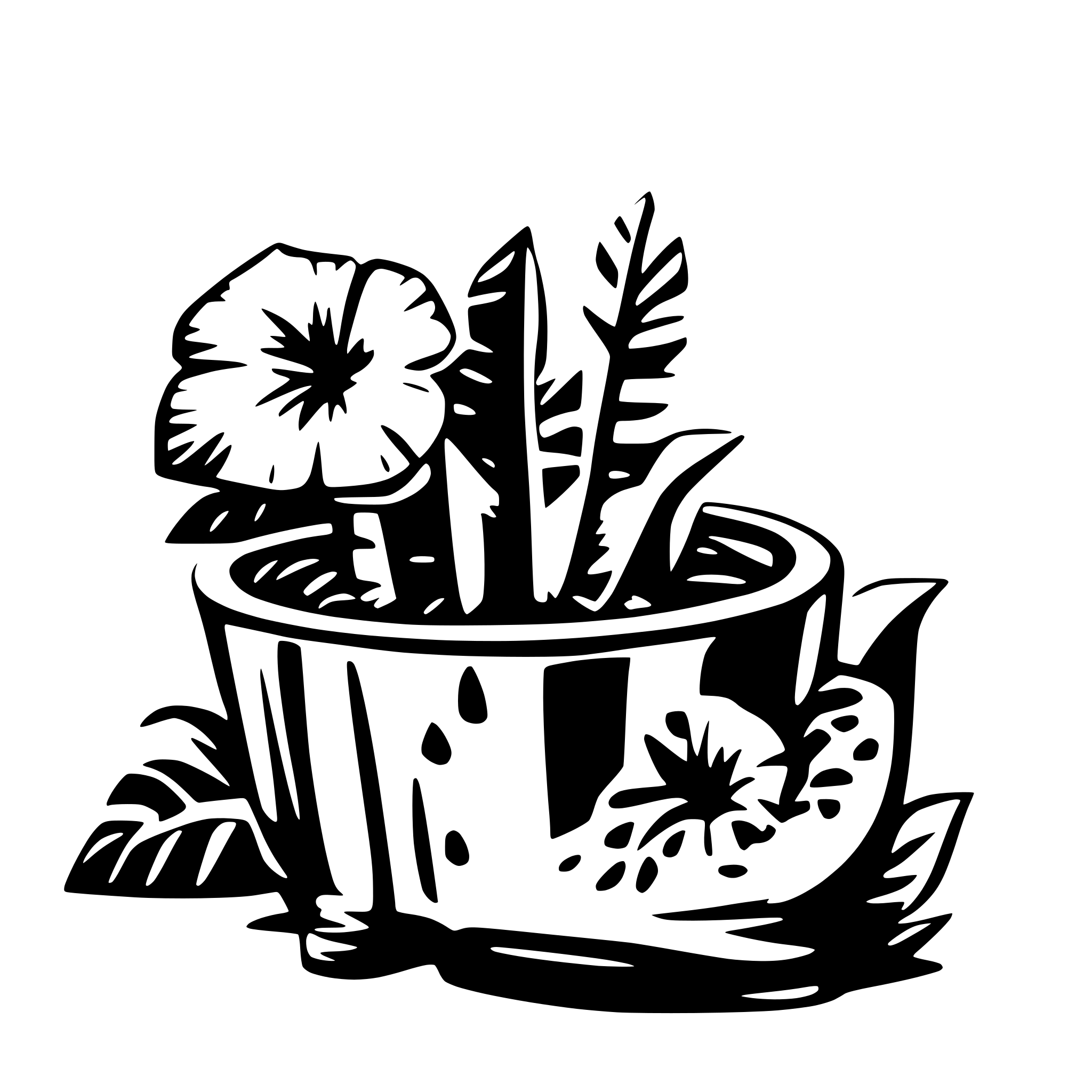 AI-generated SVG of 'hawaiian tki toem'