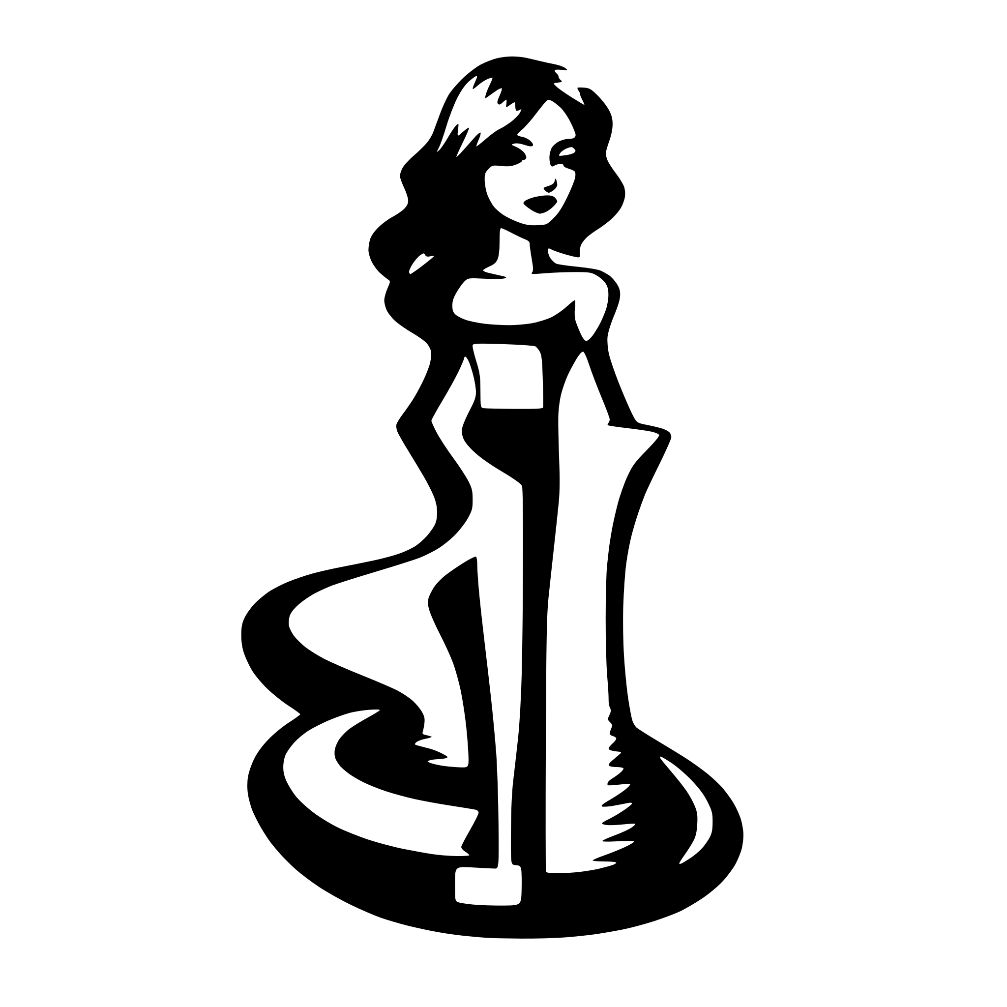 AI-generated SVG of a curvy