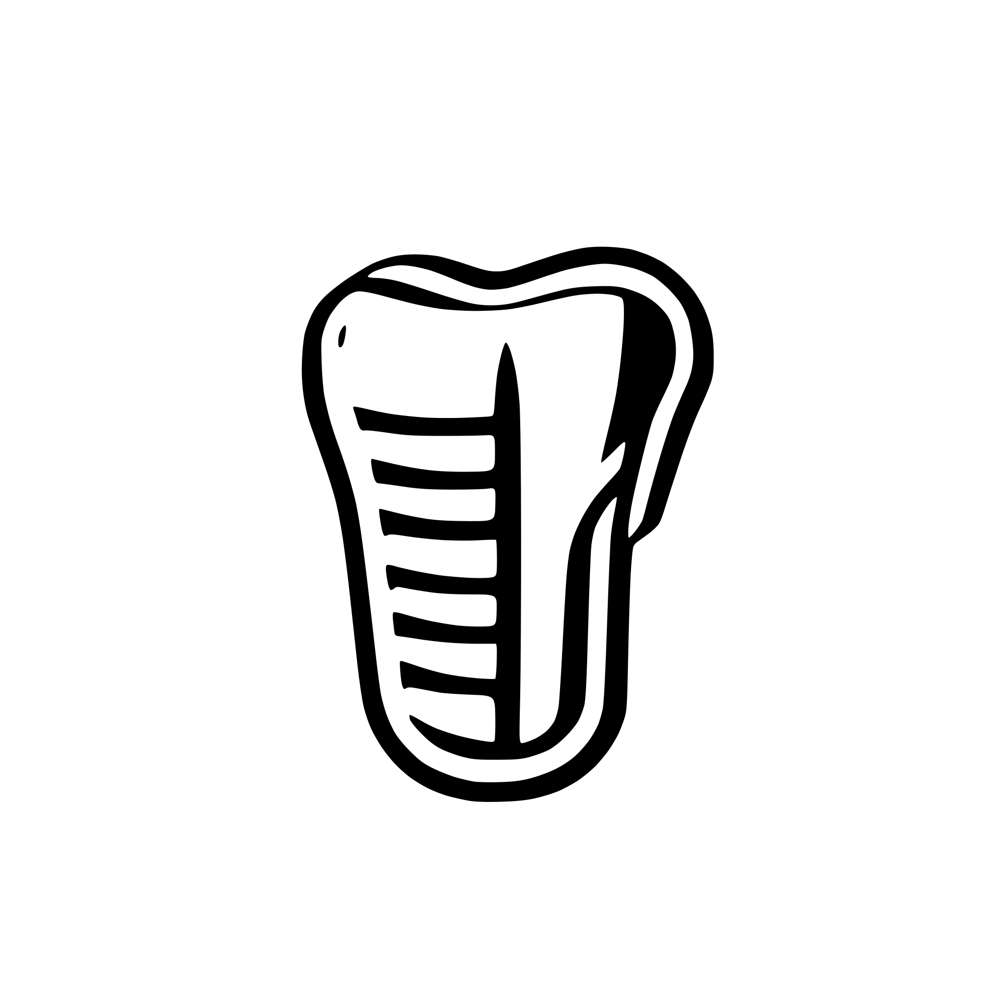 AI-generated SVG of a Dental Logo Design Line art