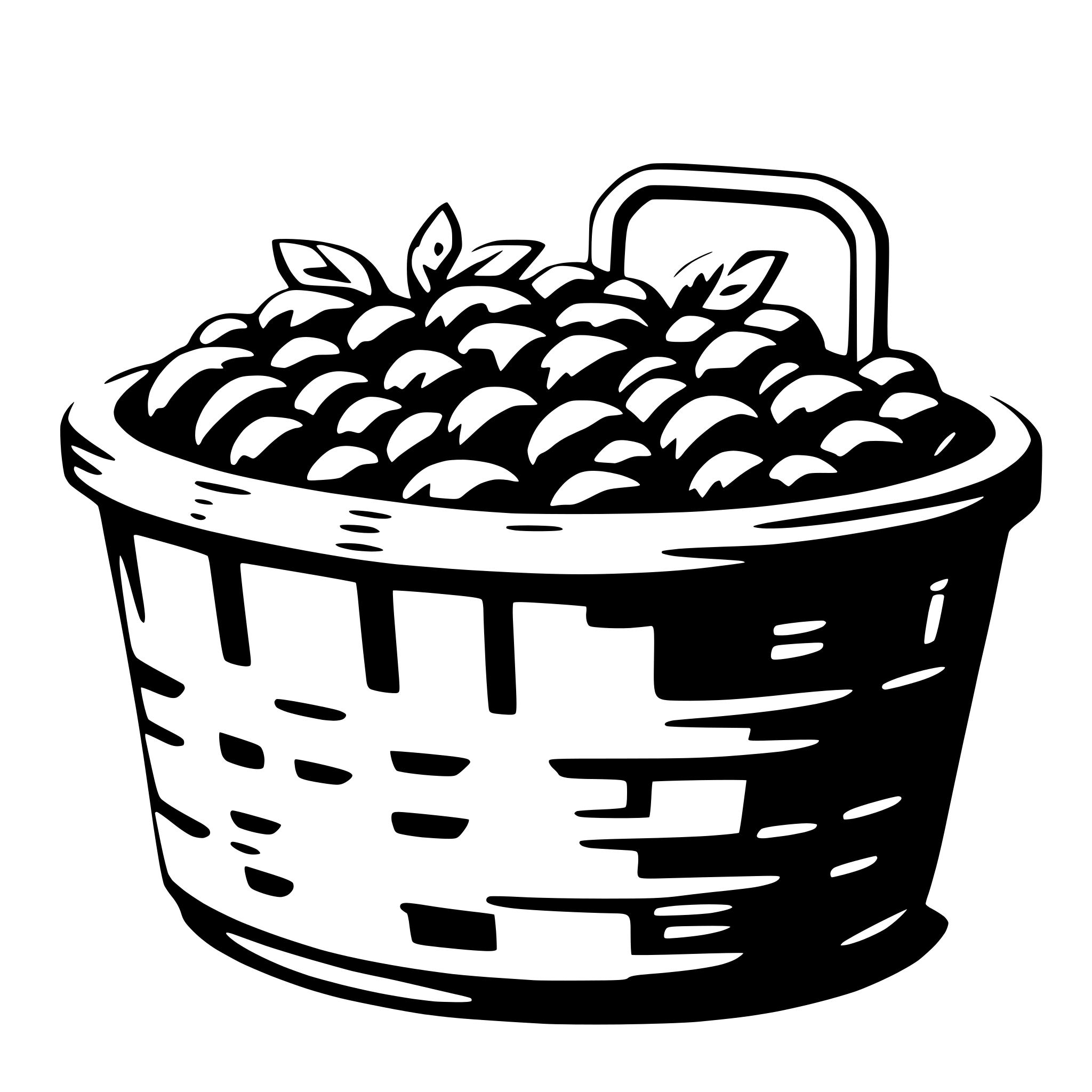 AI-generated SVG of a basket