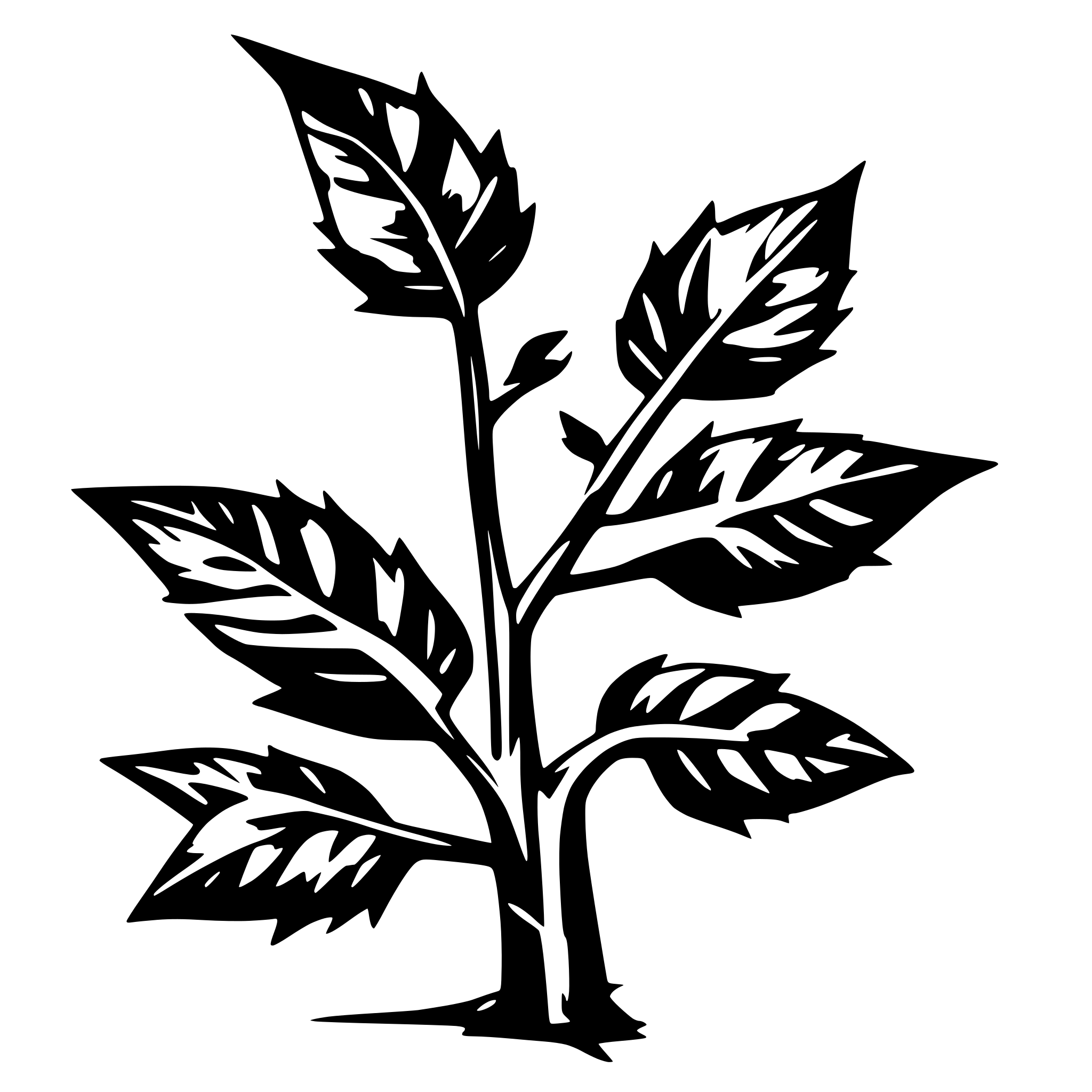 AI-generated SVG of 'thorn'