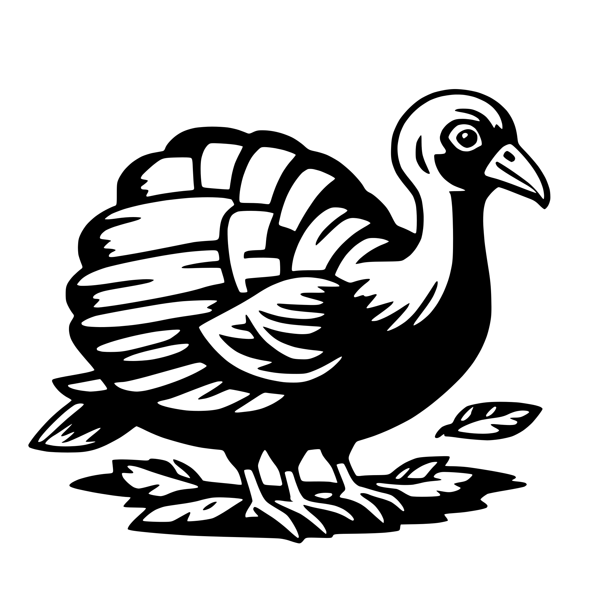 AI-generated SVG of 'turkey'