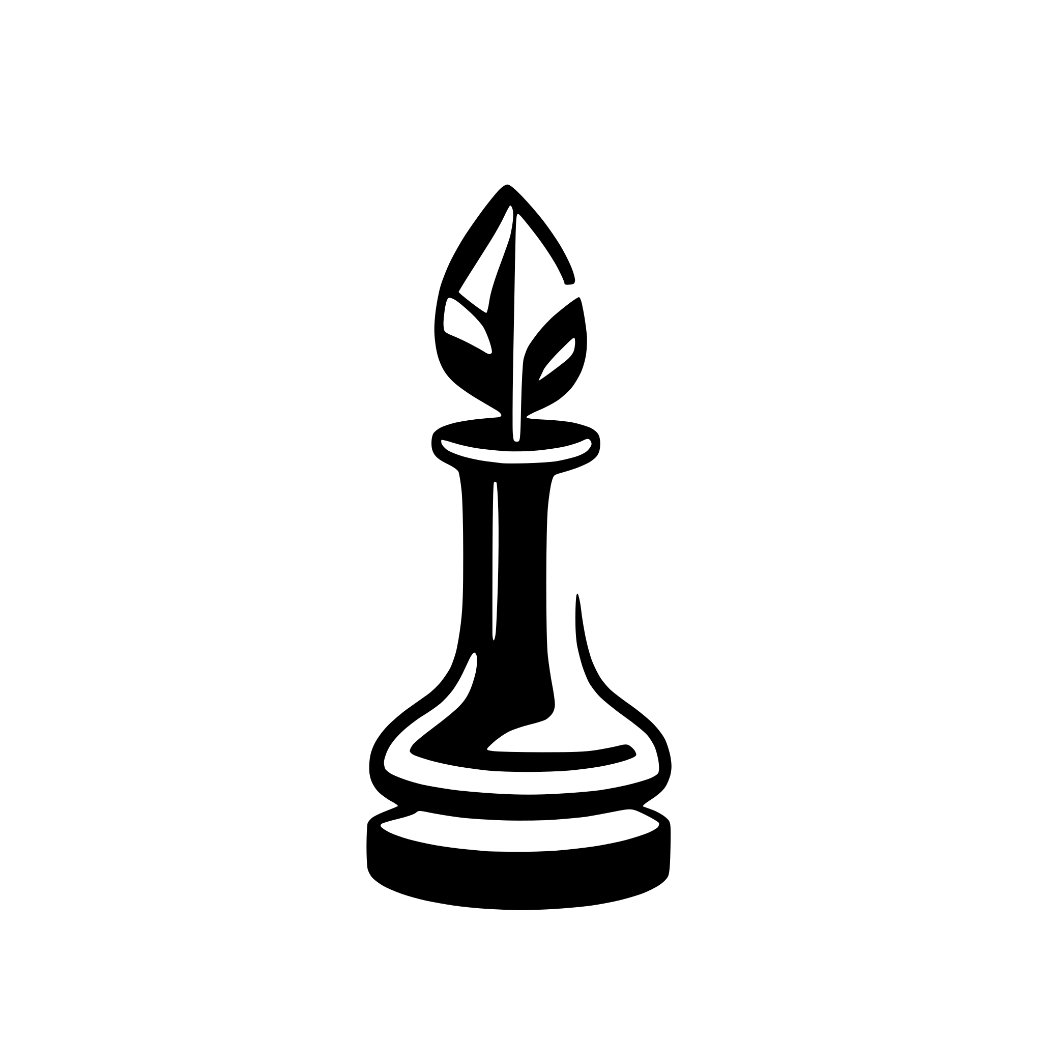 AI-generated SVG of a Ein Läufer aus dem Schach. Simpler Stil. Minimalistisch. Nicht viel Kontur. Einfarbig, keine Variationen. Simpel und erfrischend. Lila Background
