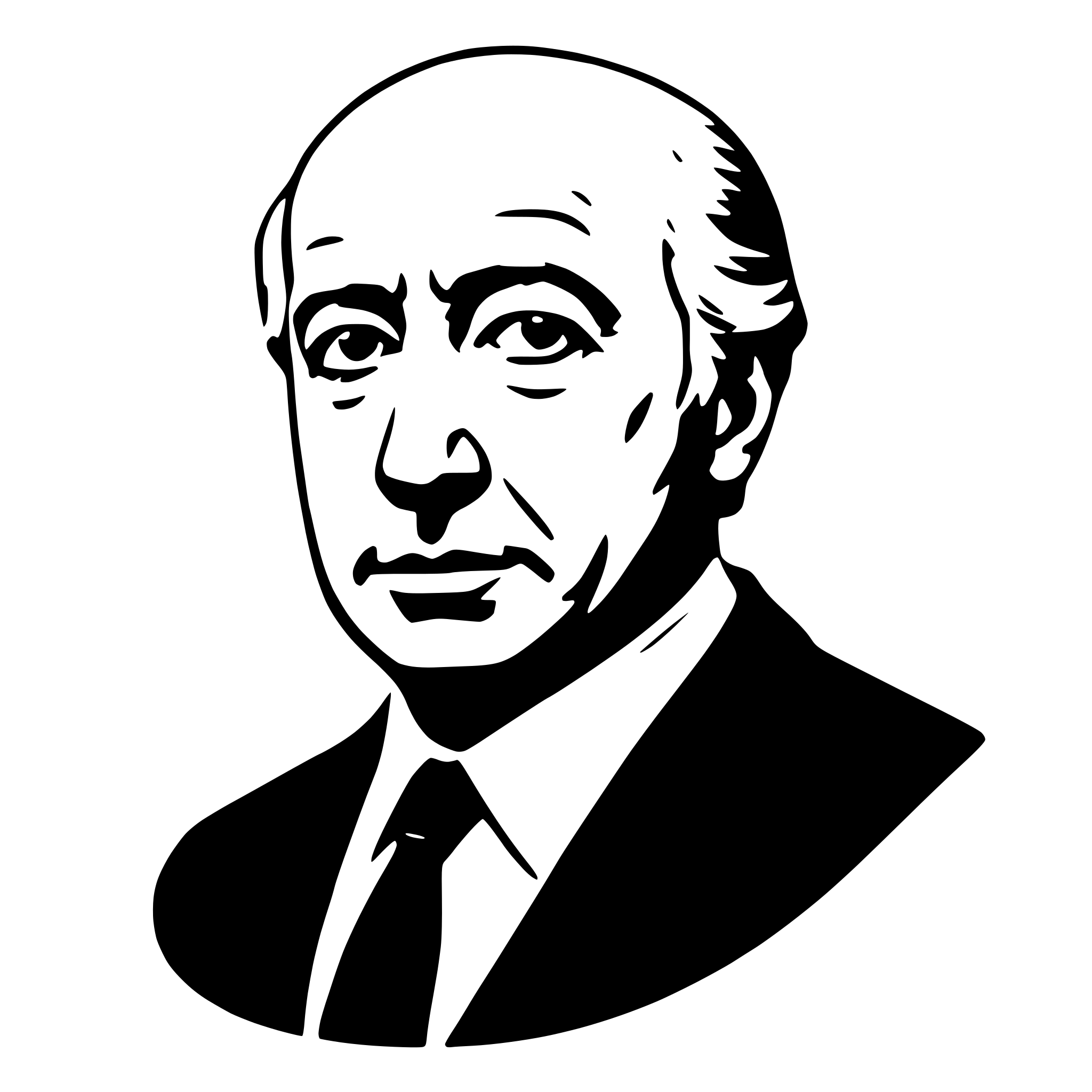 AI-generated SVG of 'alfred hitchcock'