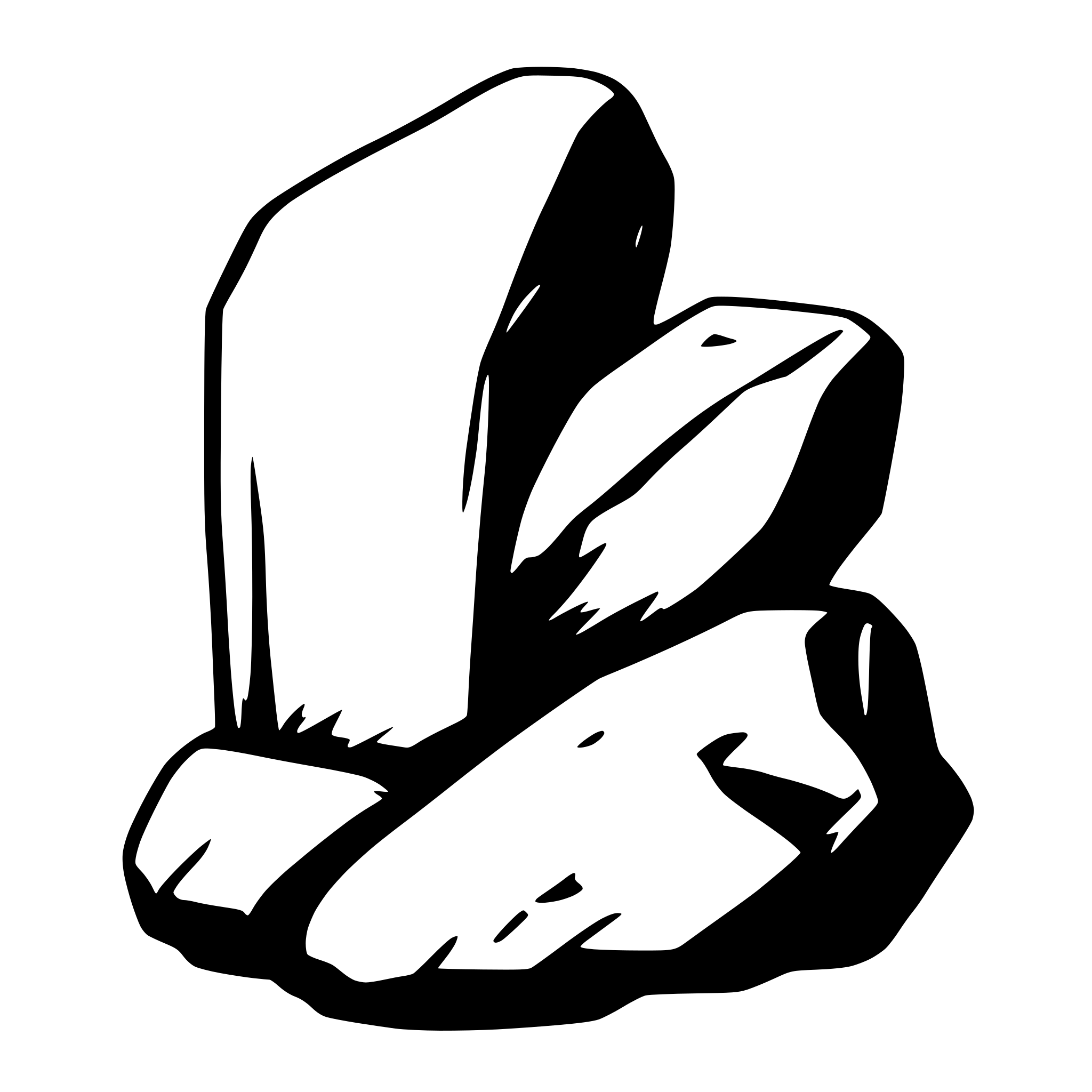 AI-generated SVG of 'Rock'