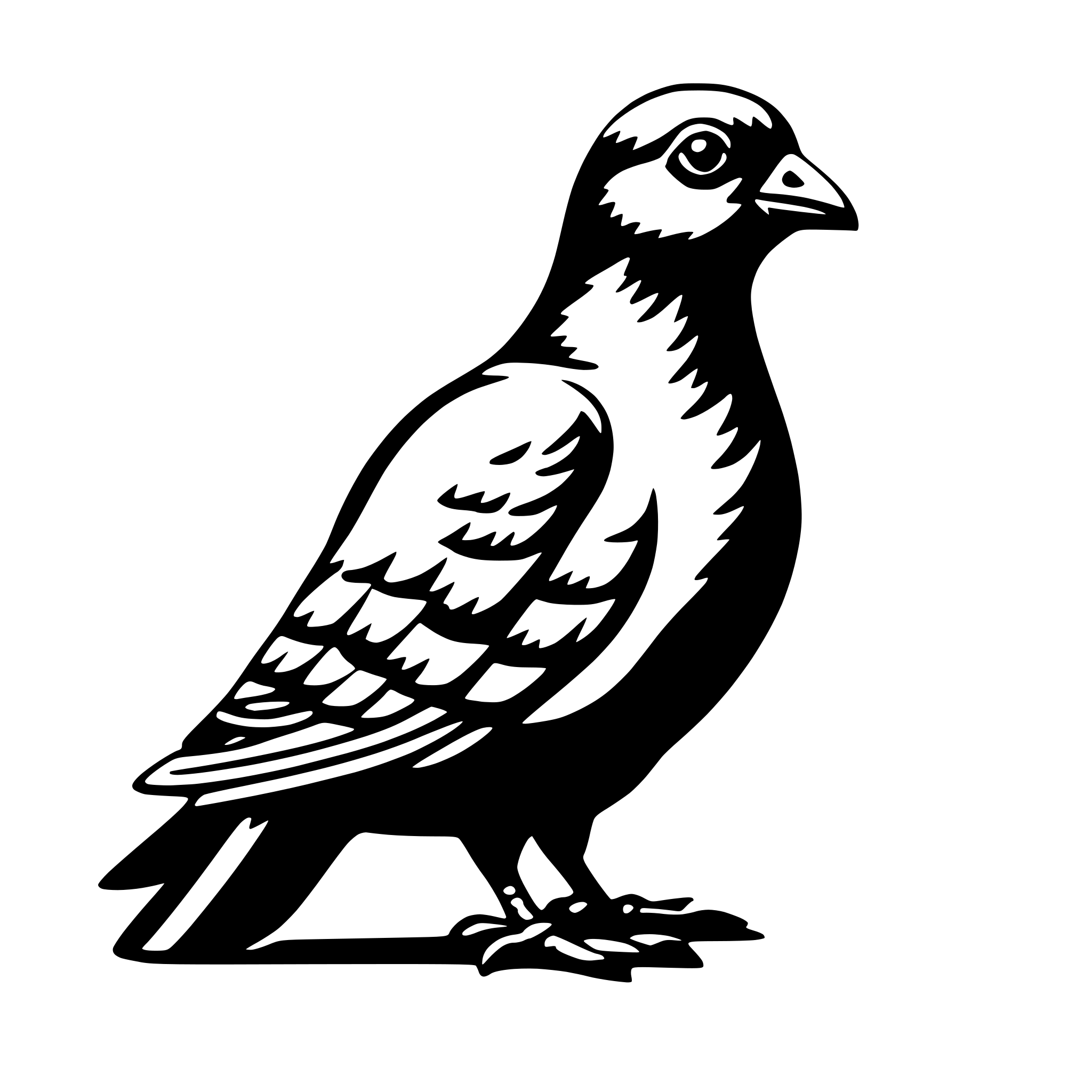 AI-generated SVG of 'pigeon'