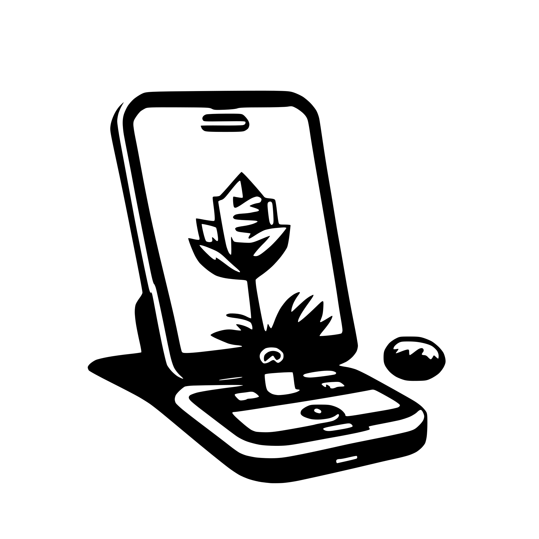AI-generated SVG of a smartphone
