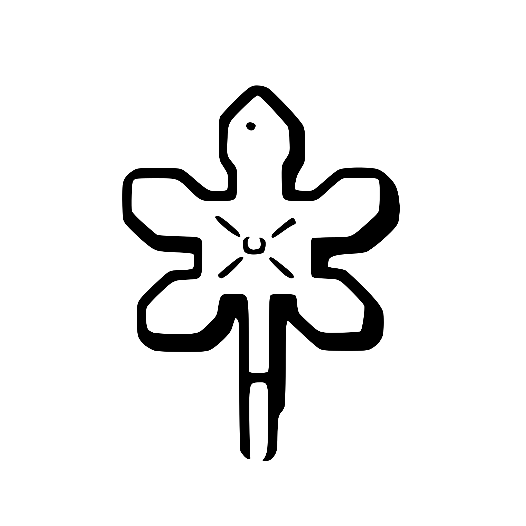 AI-generated SVG of a icon of a snowflake with extra arms that are PCB lines. On of them is broken and a soldering iron is