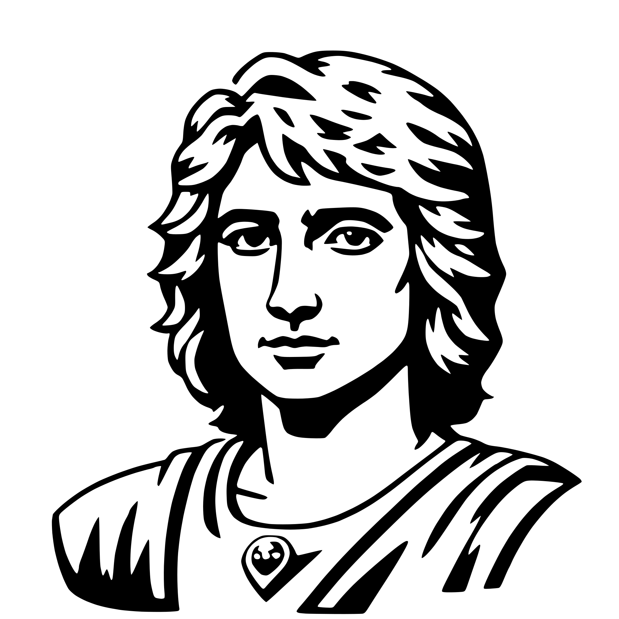 AI-generated SVG of 'alexander the great'