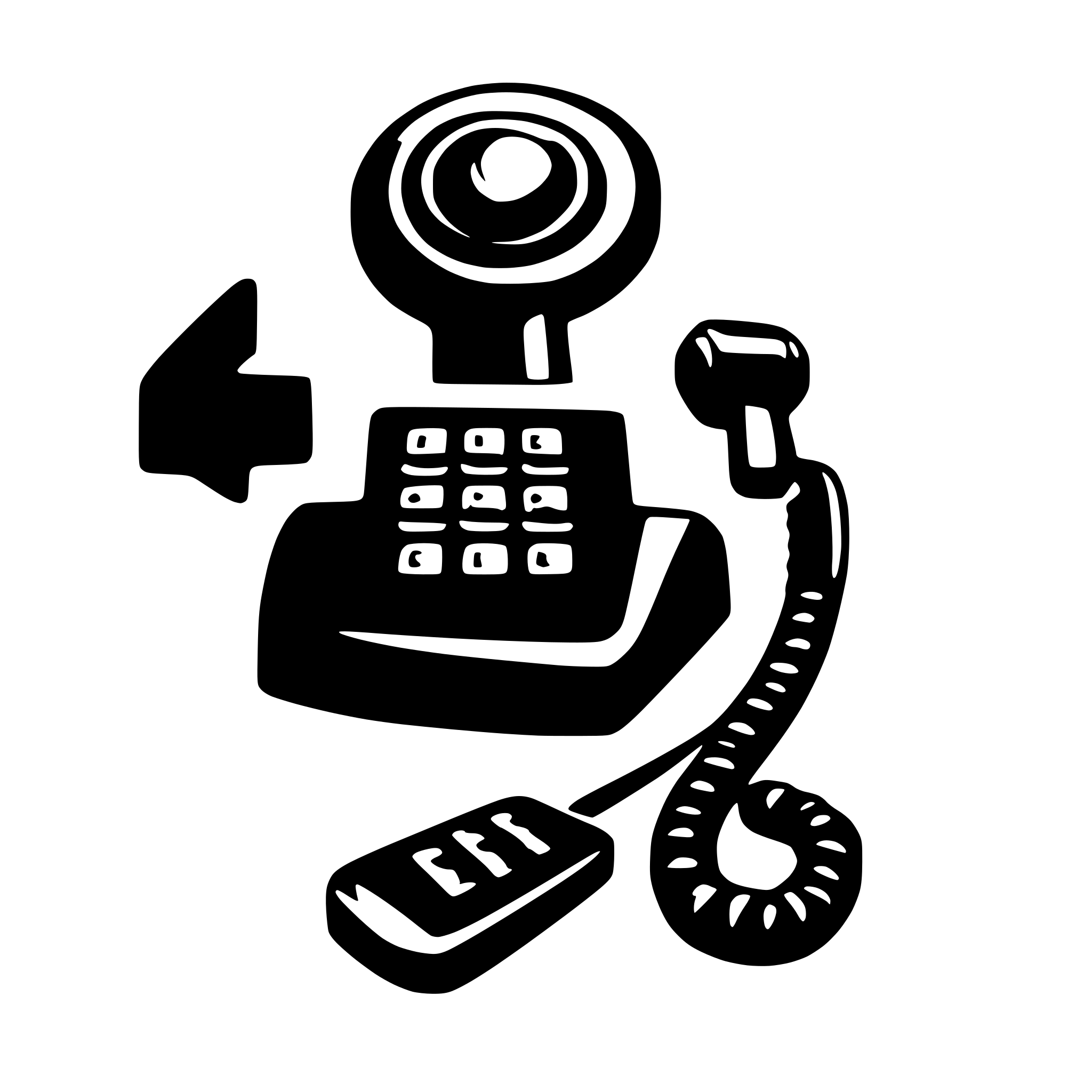 AI-generated SVG of a Telephone symbol