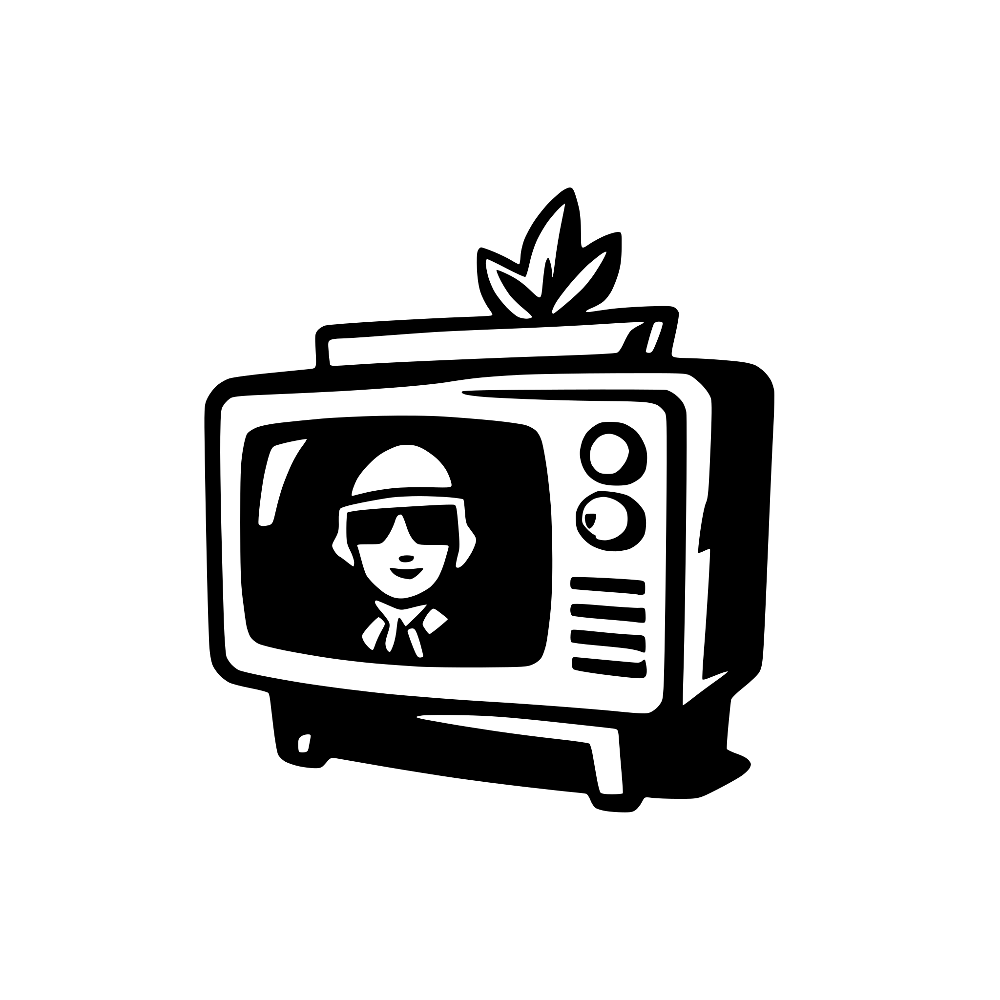 AI-generated SVG of a TV Secret Pirate