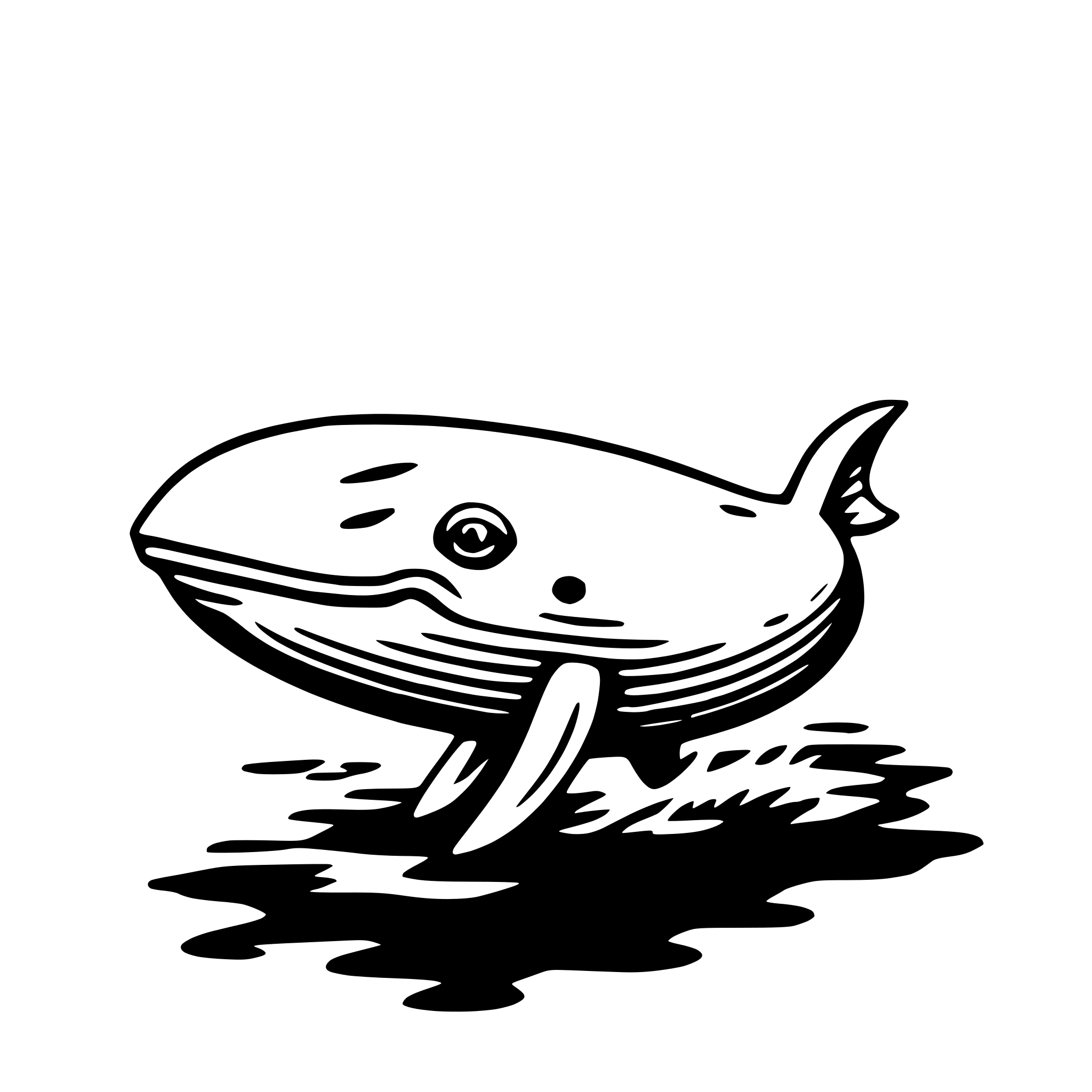 AI-generated SVG of 'blue whale'