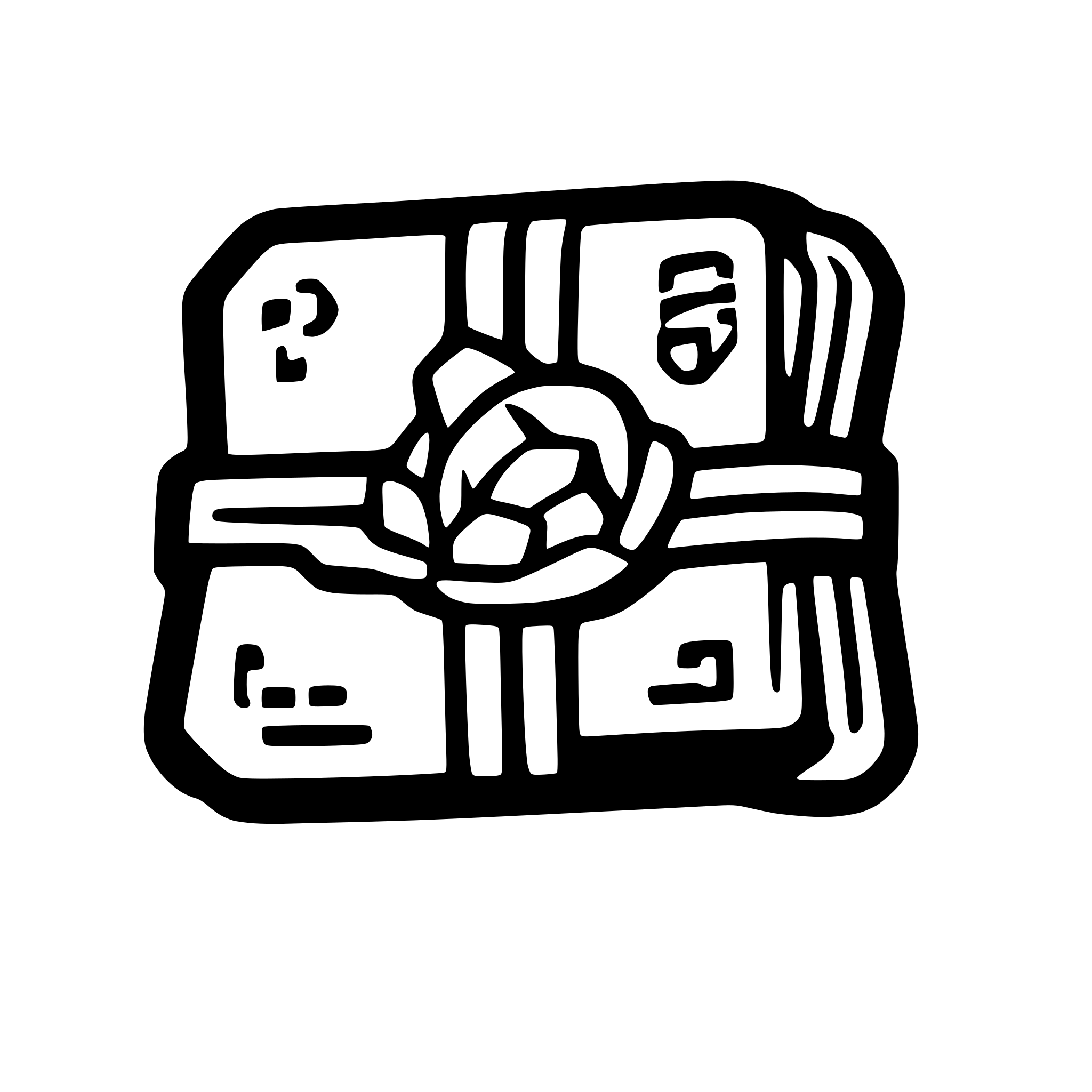 AI-generated SVG of a A lot of Money rounded bundle tied by a band