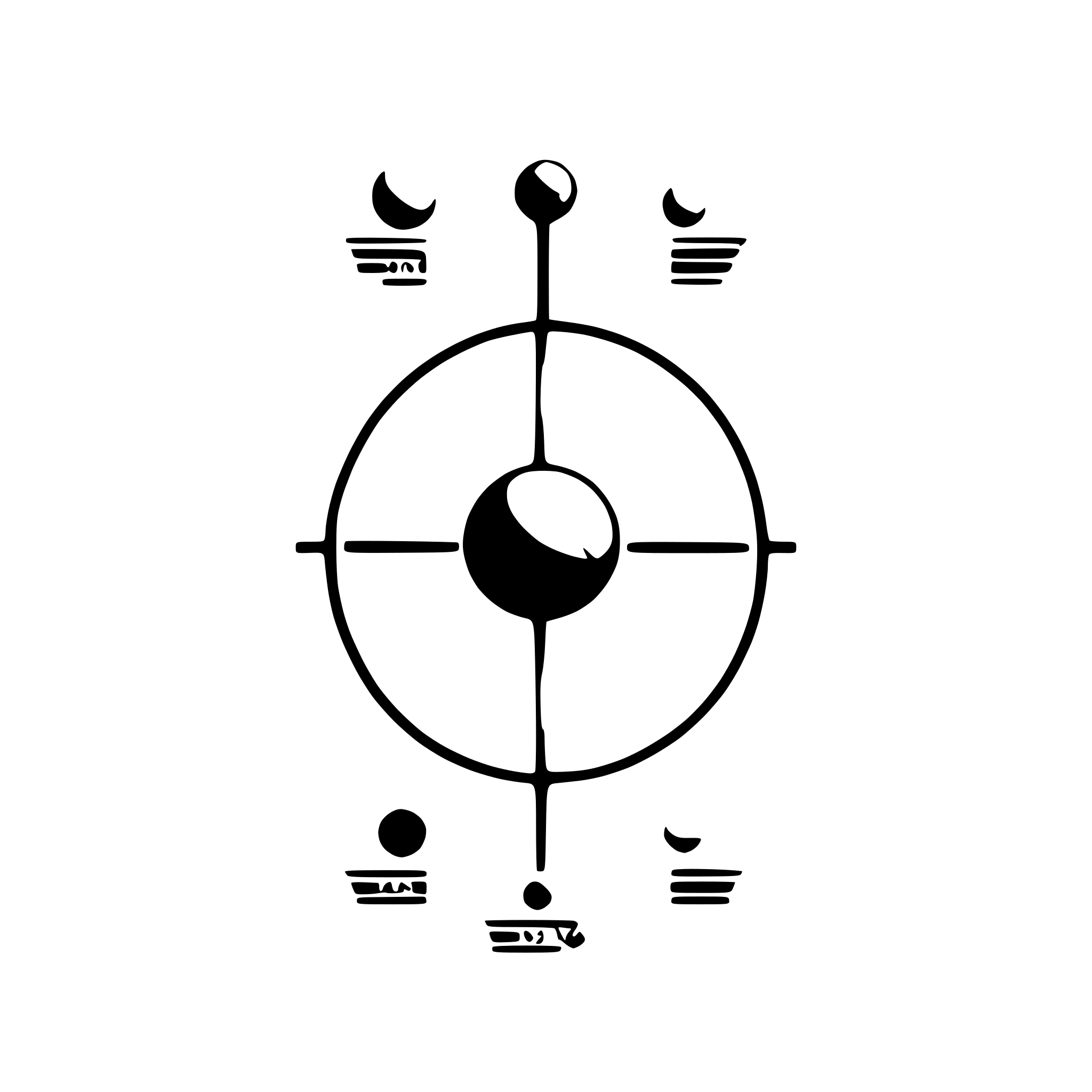 AI-generated SVG of a solar system aligned with orbit lines