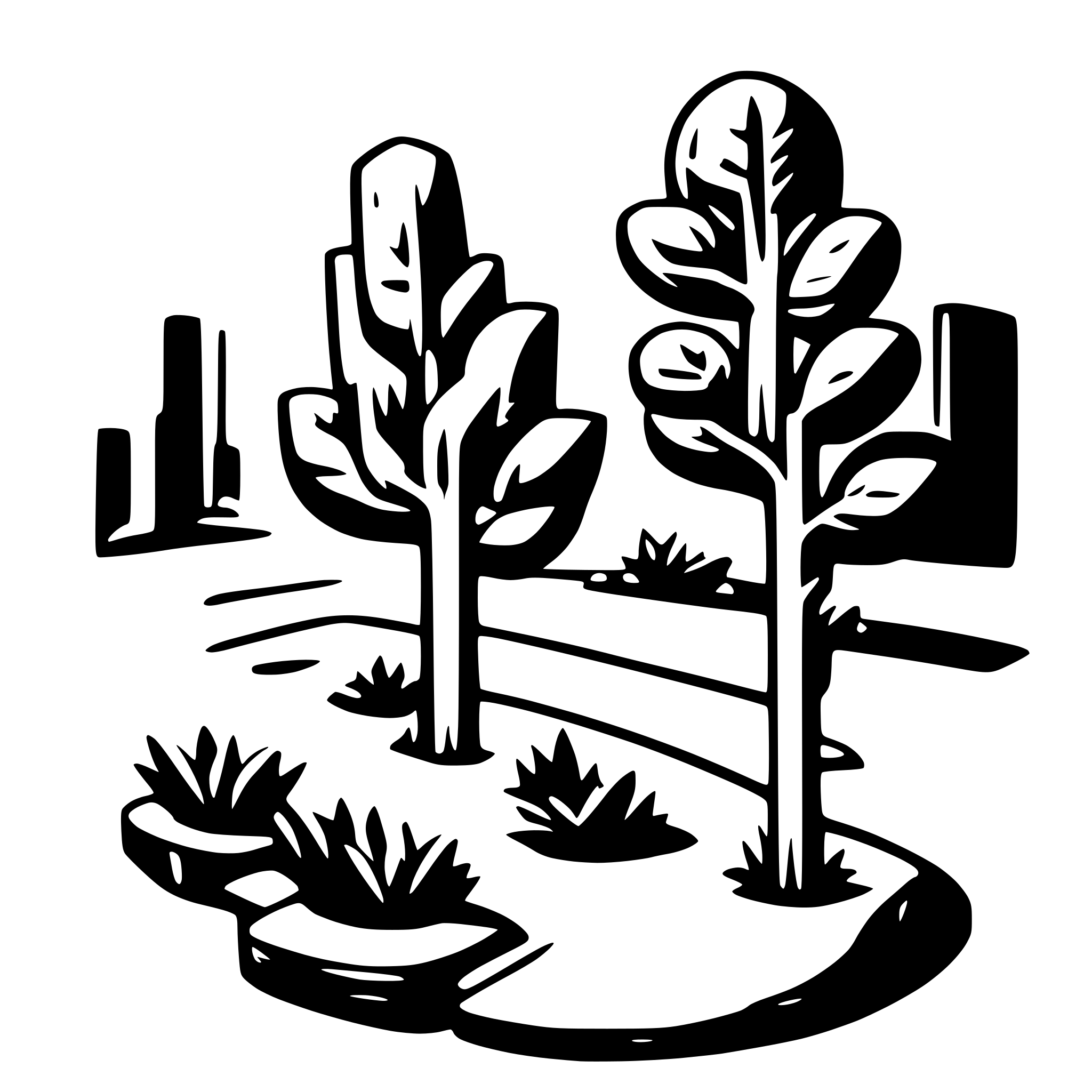AI-generated SVG of 'OKR'