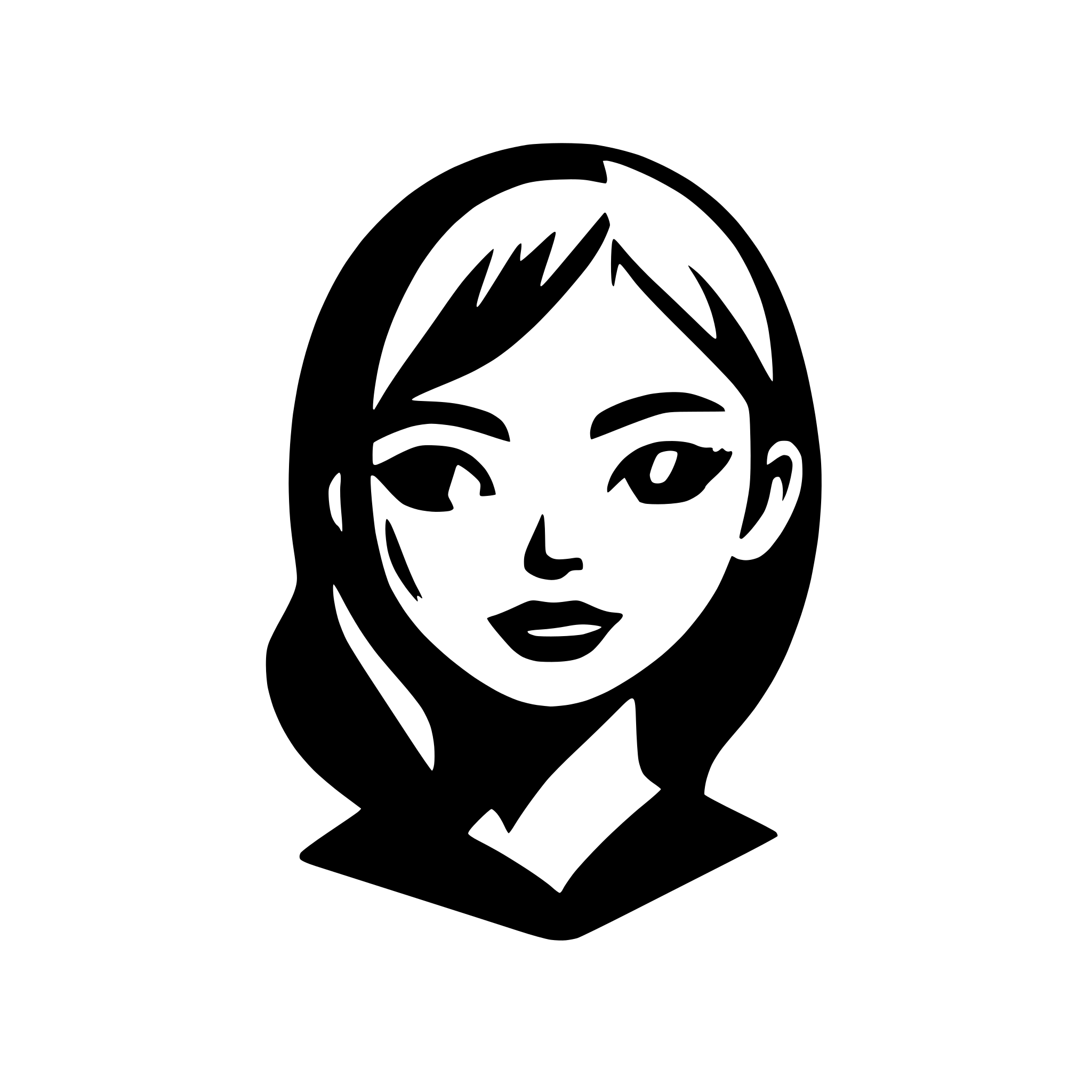 AI-generated SVG of a closed eye
