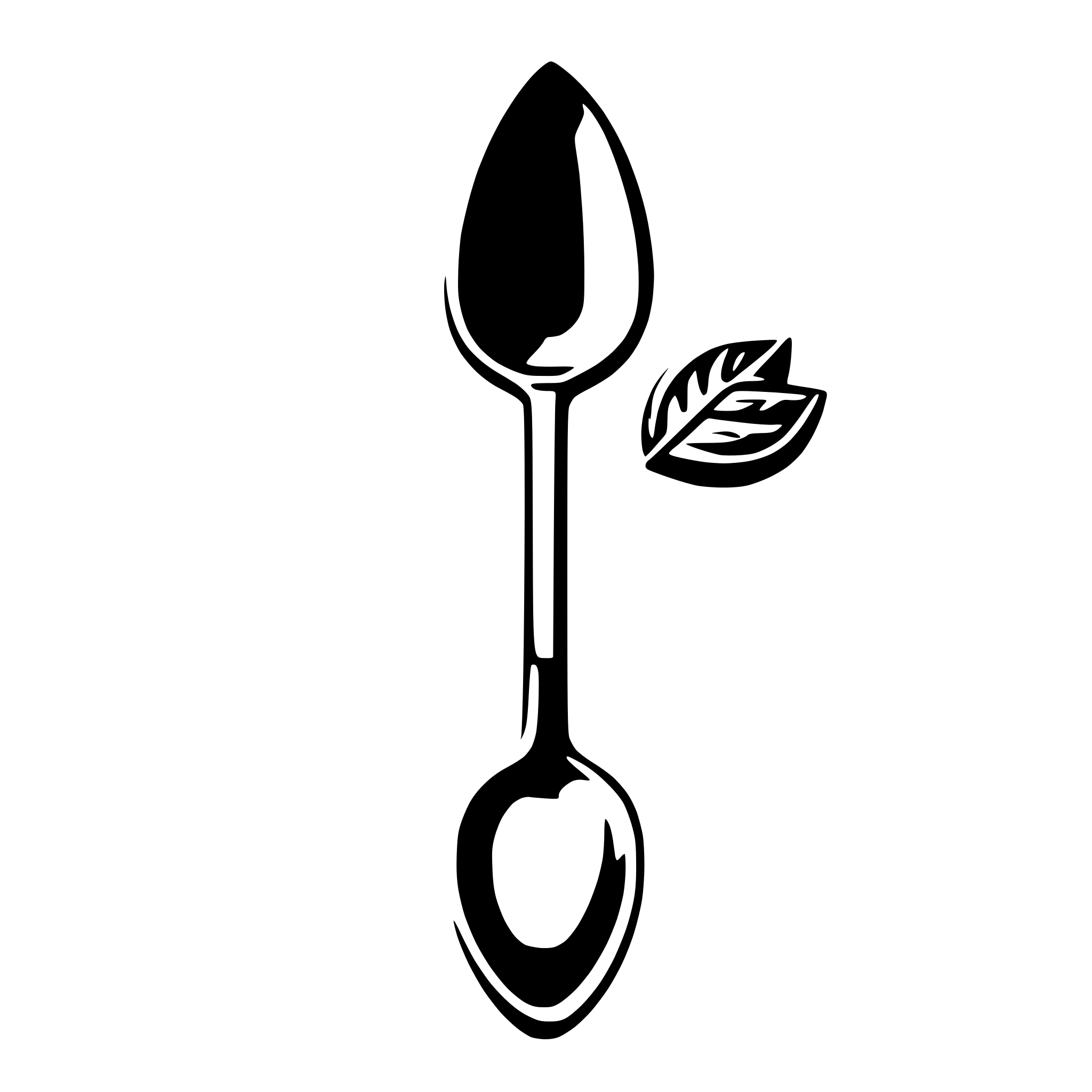 AI-generated SVG of a spoon