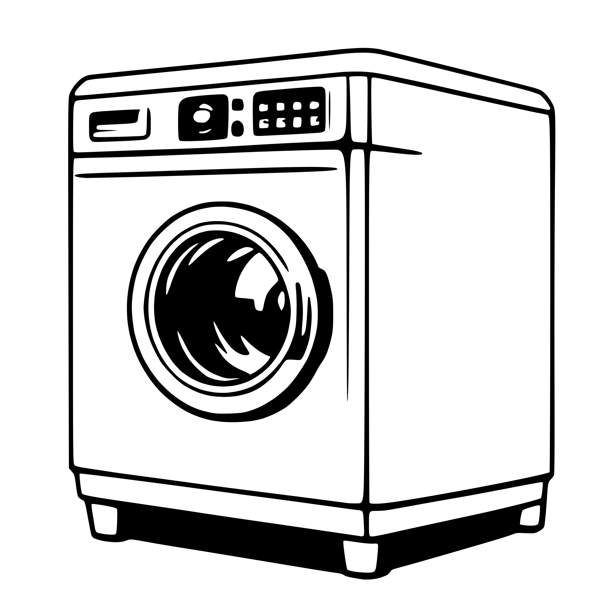 AI-generated SVG of a washing machine