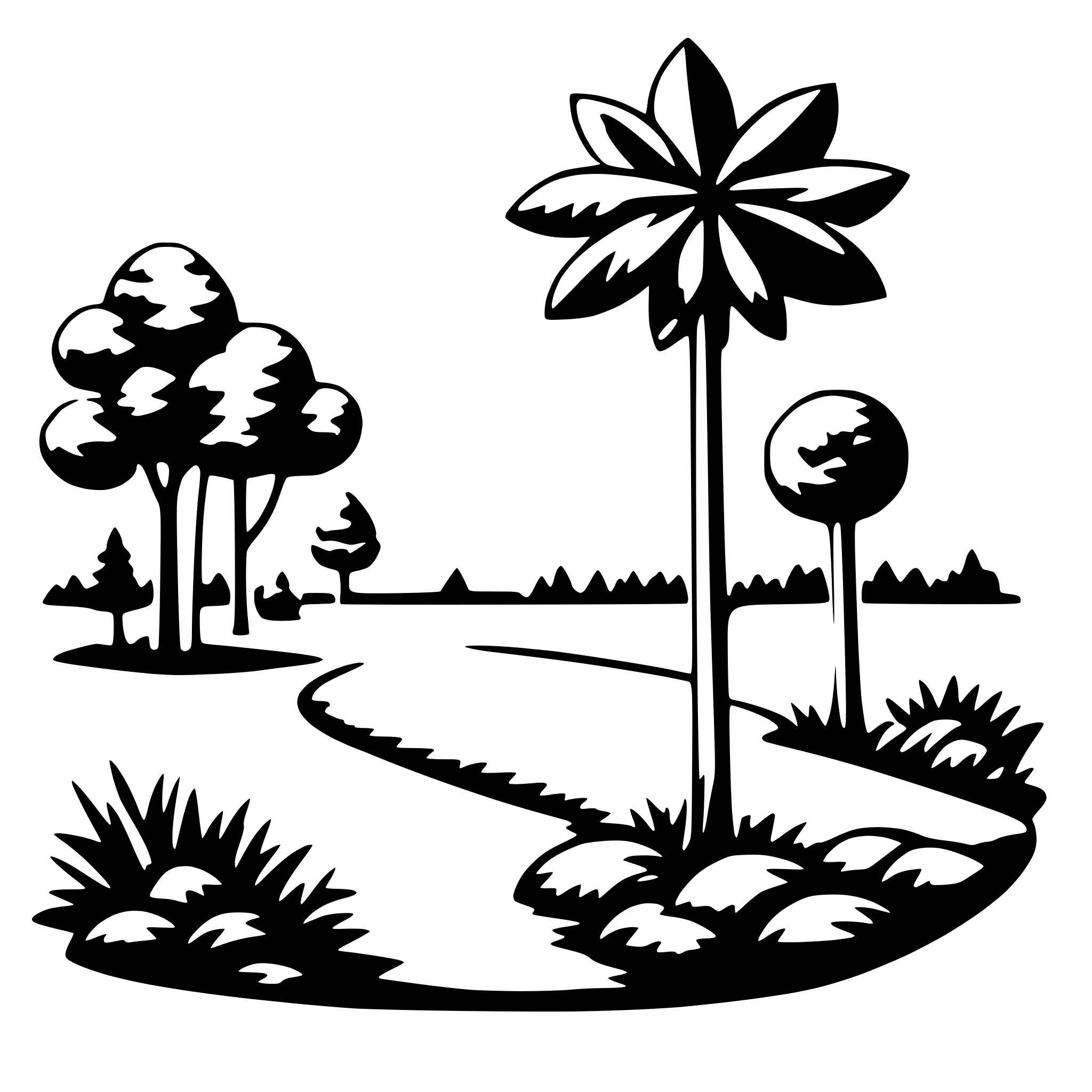 AI-generated SVG of a nature wonders