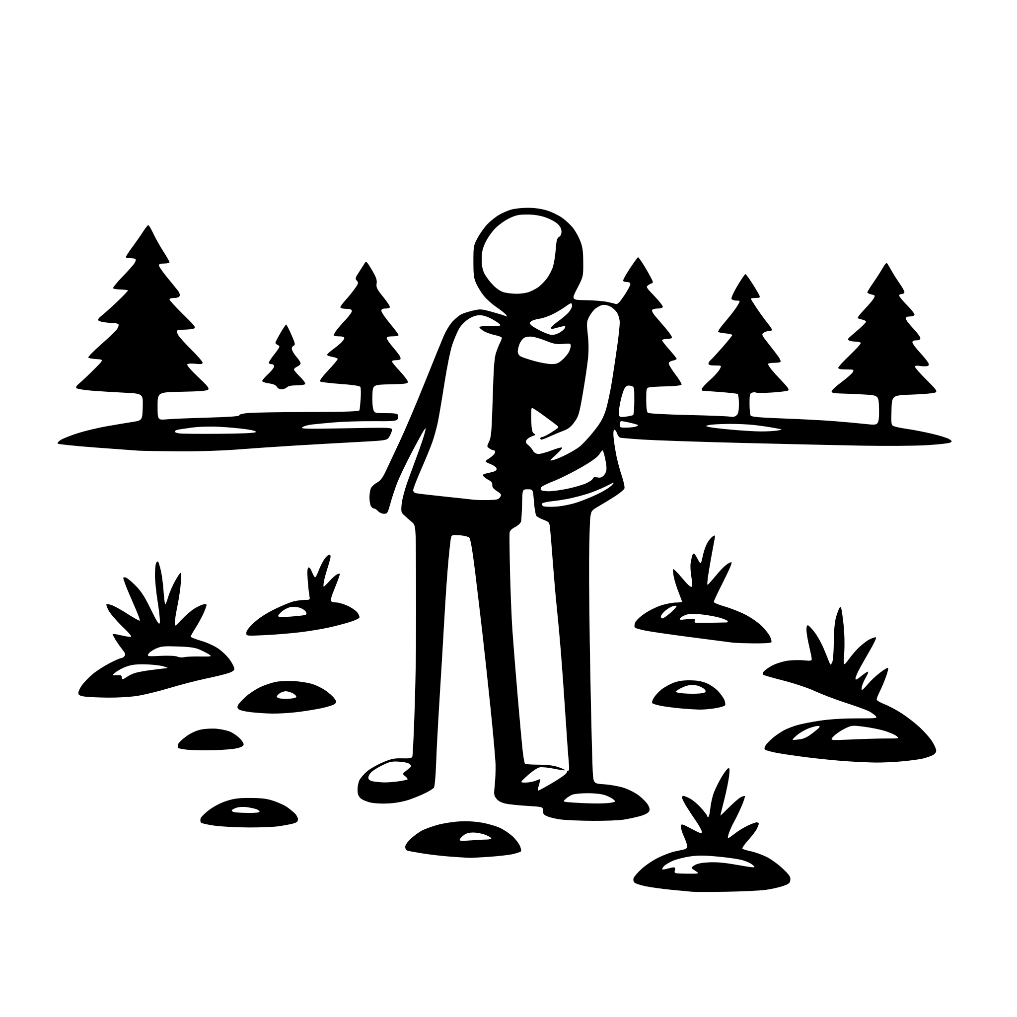 AI-generated SVG of 'stick figure hugging the ground'