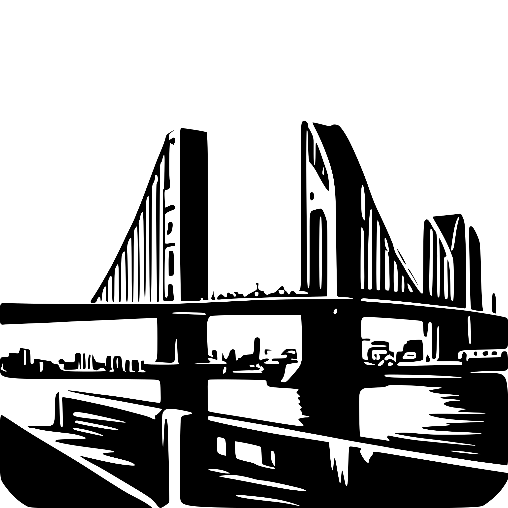 AI-generated SVG of 'sydney harbour bridge'